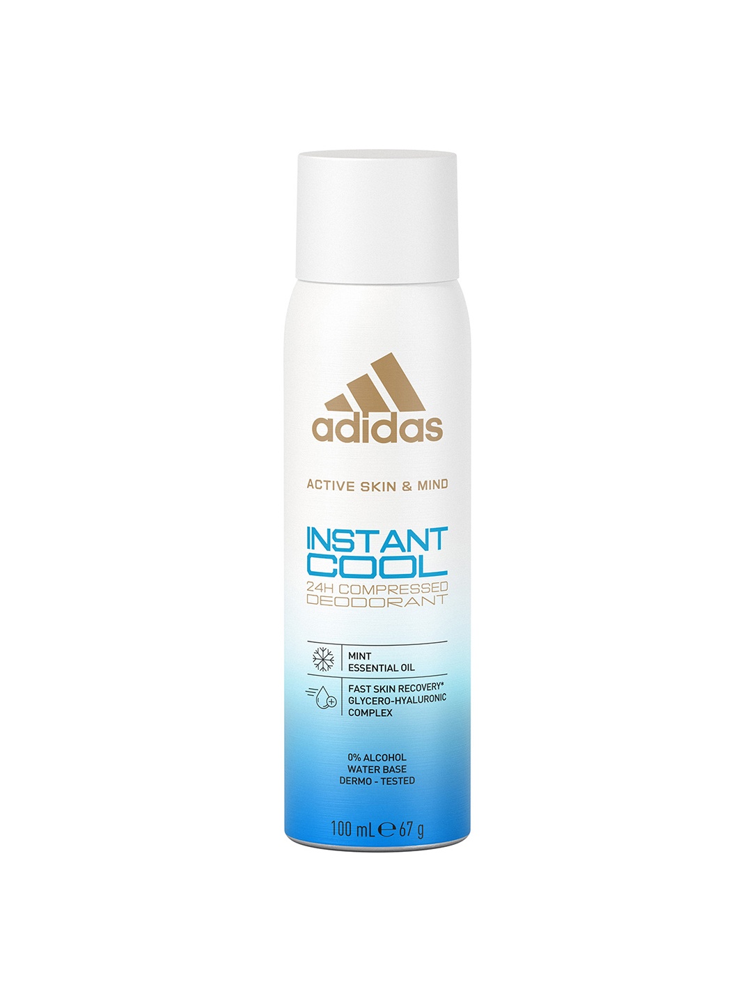 

ADIDAS Men Instant Cool 24H Compressed Deodorant - 67 g, White