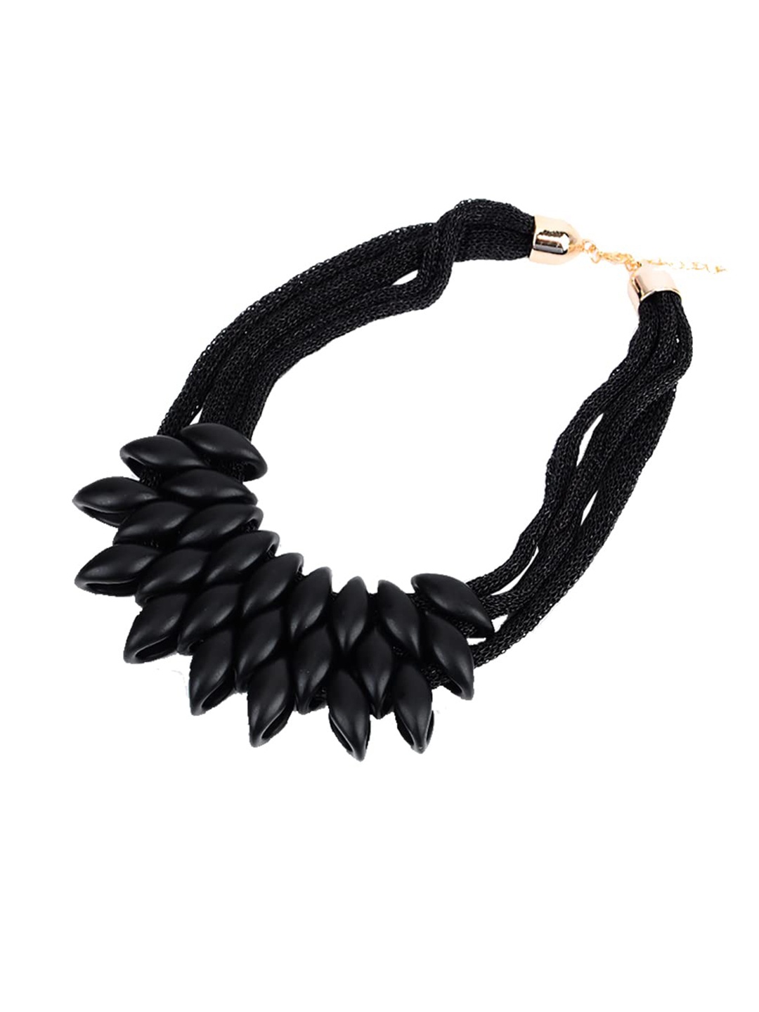 

SYGA Metal Minimal Necklace, Black