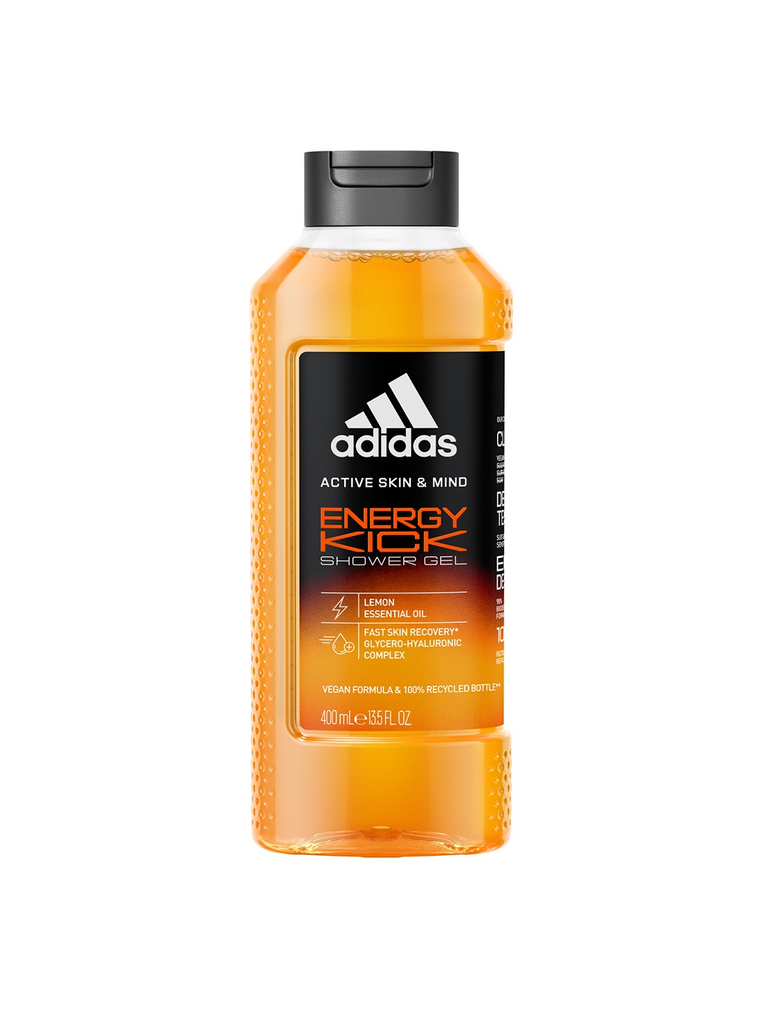 

ADIDAS Men Energy Kick Shower Gel with Lemon Essential Oil - 400 ml, Brown