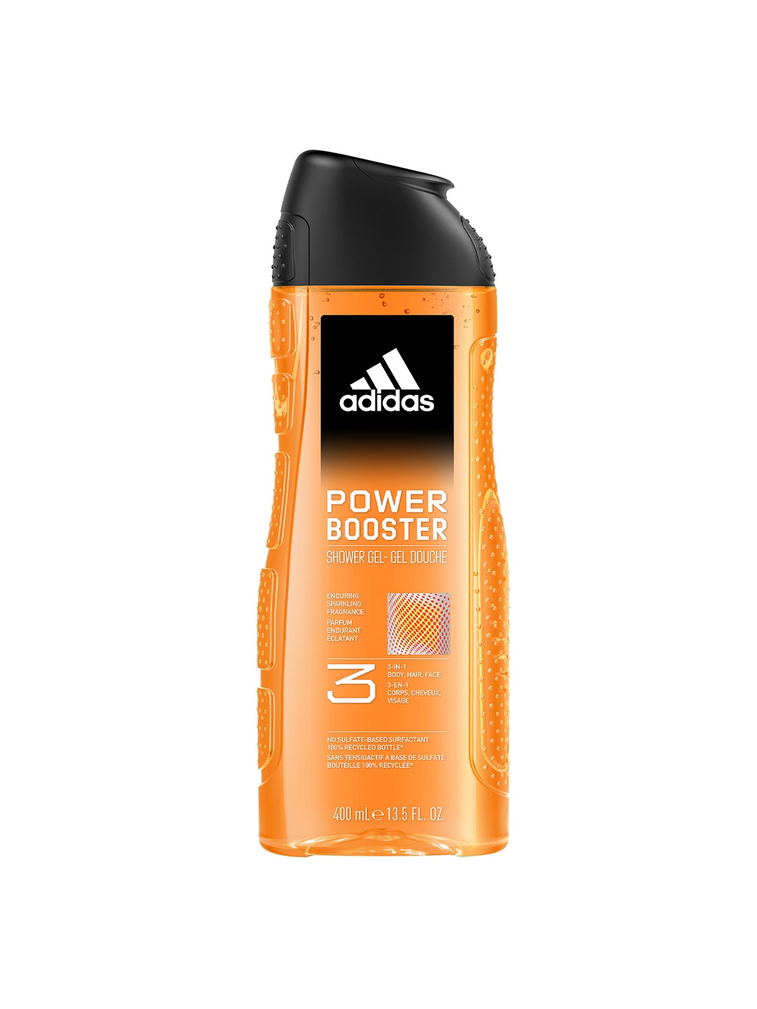 

ADIDAS Men Power Booster 3-In-1 Shower Gel - 400 ml, Brown