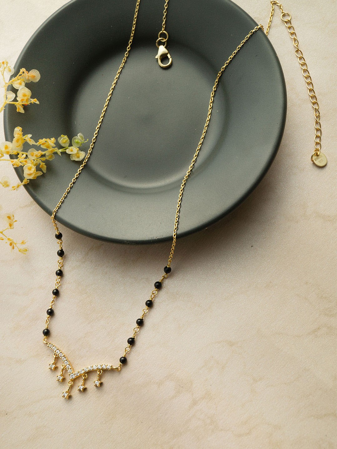 

MANNASH Gold-Plated 925 Sterling Silver Mangalsutra