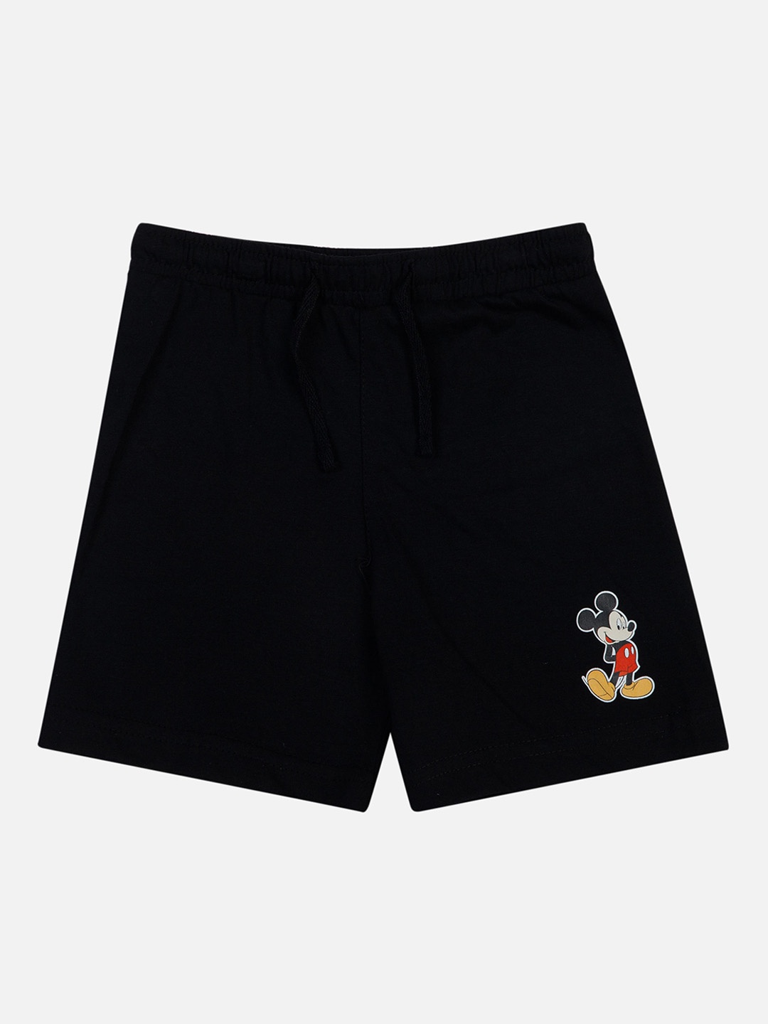 

Bodycare Kids Boys Mid-Rise Cotton Shorts, Black