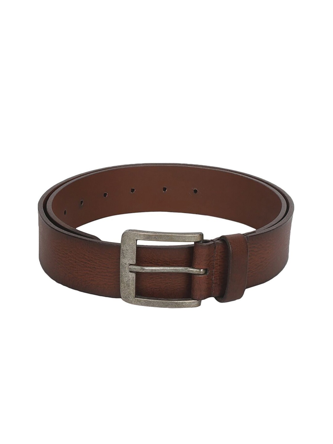 

UrbanMark Men Leather Reversible Formal Belt, Tan