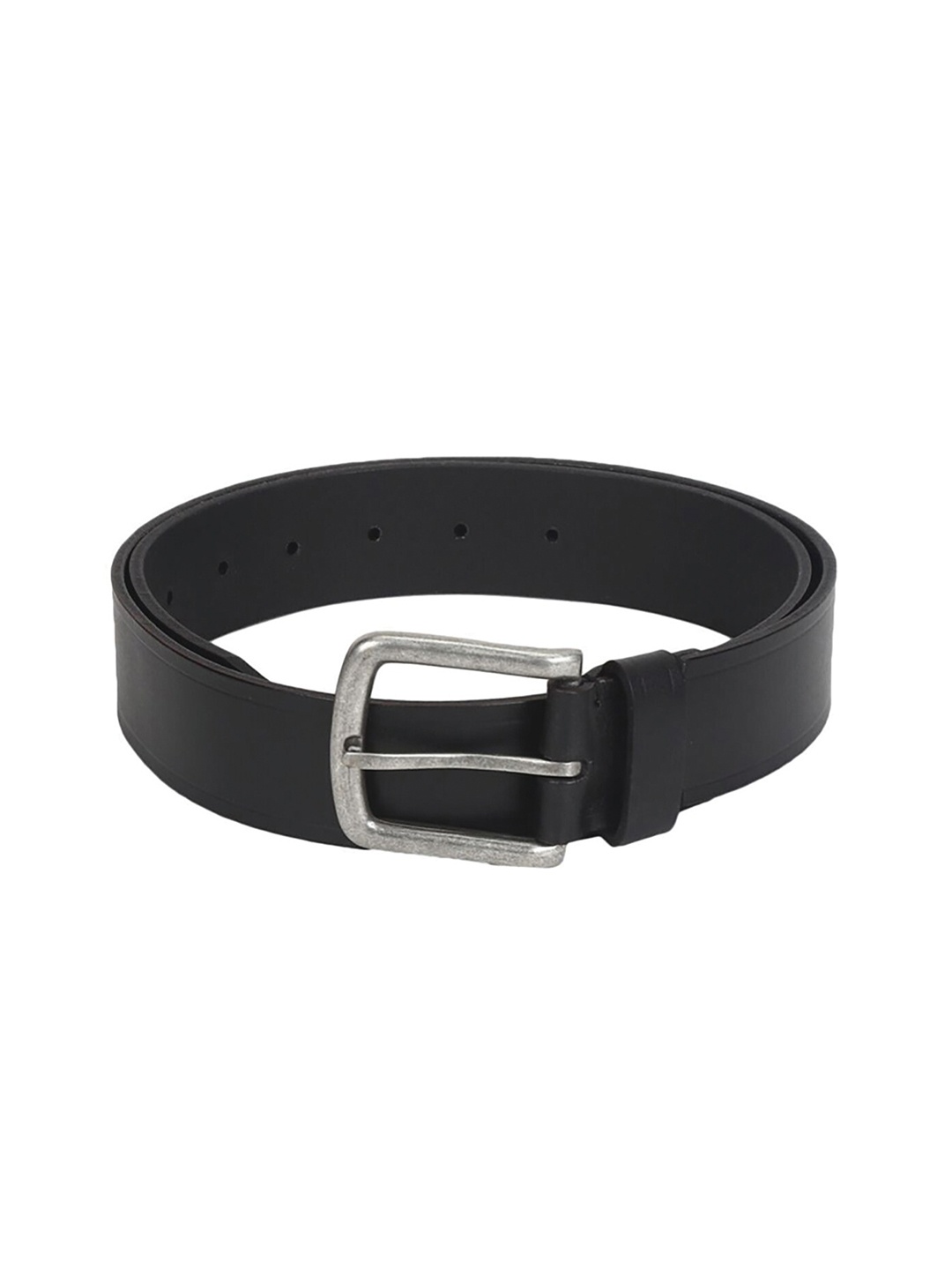 

UrbanMark Men Leather Reversible Formal Belt, Black