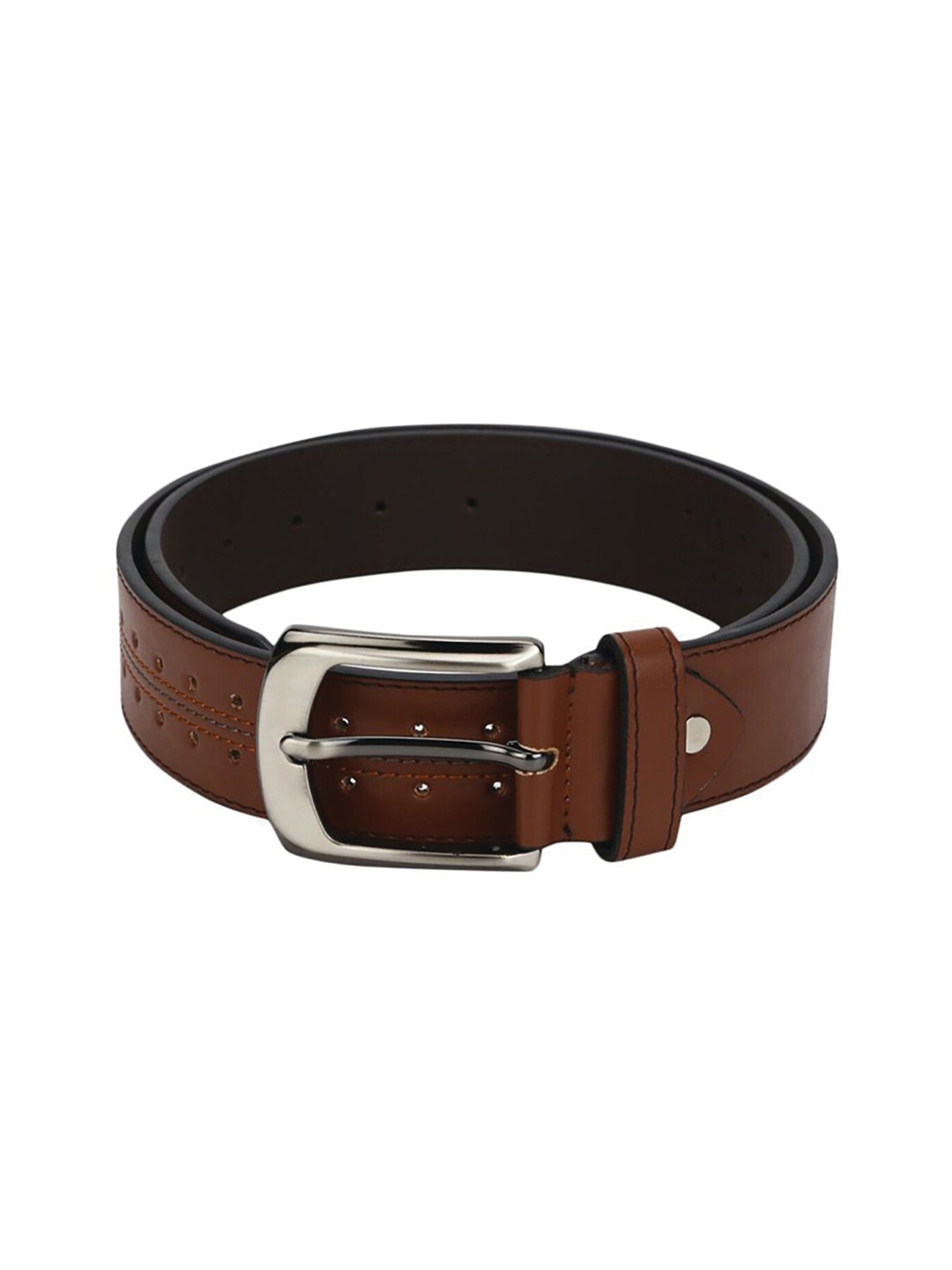 

UrbanMark Men Reversible Formal Belt, Tan