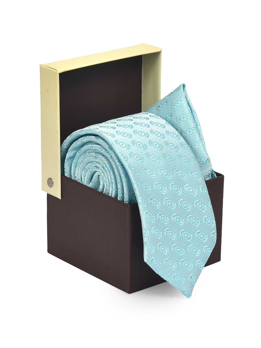 

Hashburys Men Self Design Accessory Gift Set, Sea green