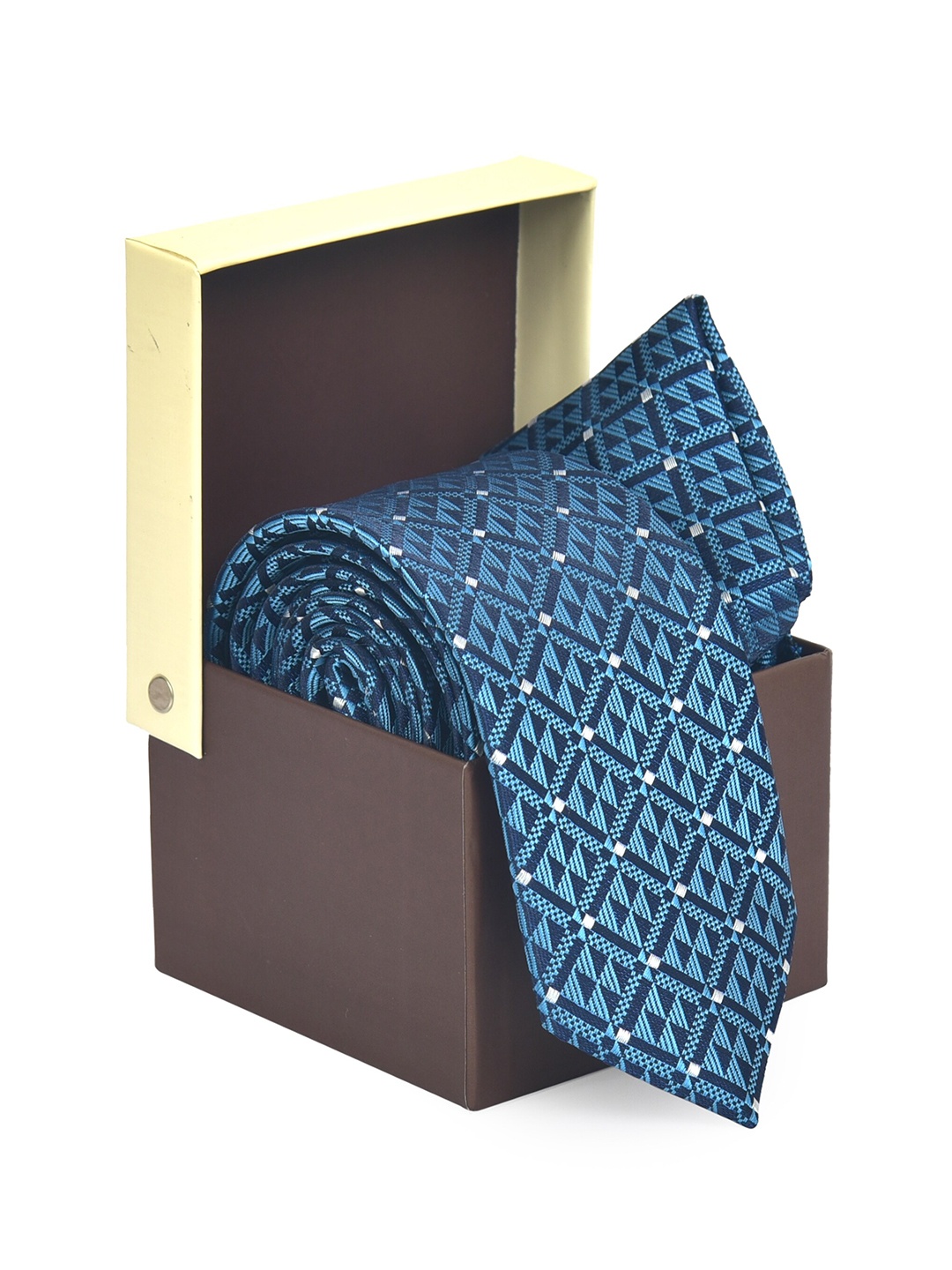 

Hashburys Men Printed Accessory Gift Set, Blue