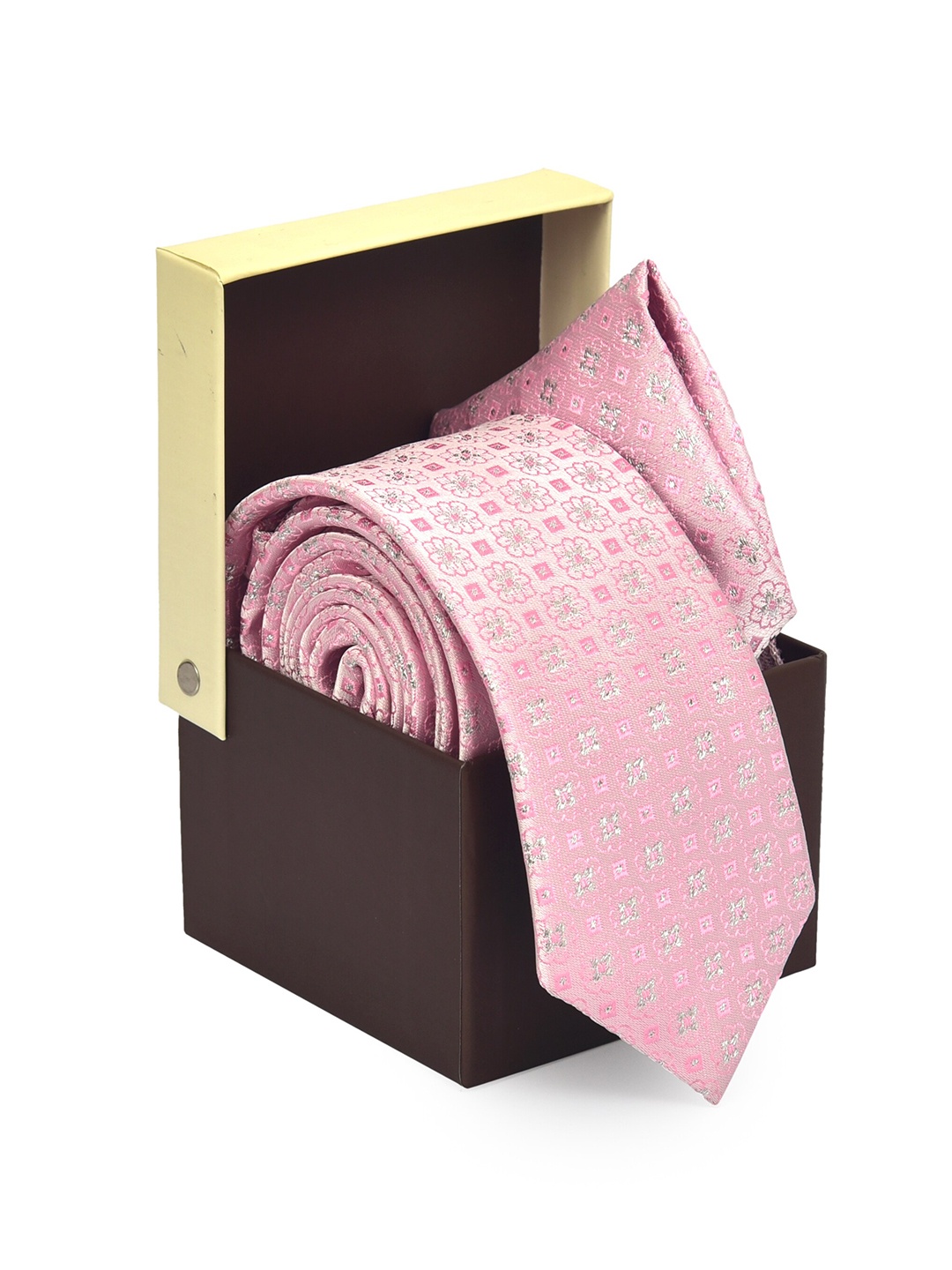 

Hashburys Men Self Design Accessory Gift Set, Pink