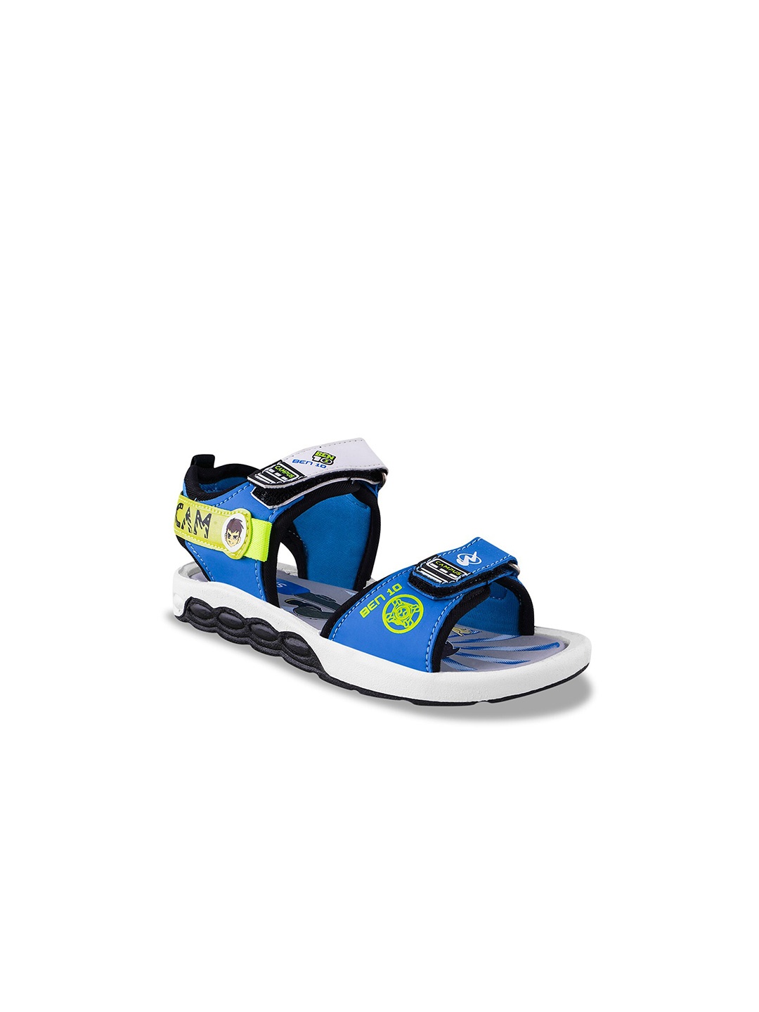 

Campus Kids Ben 10 Printed Sports Sandals, Blue