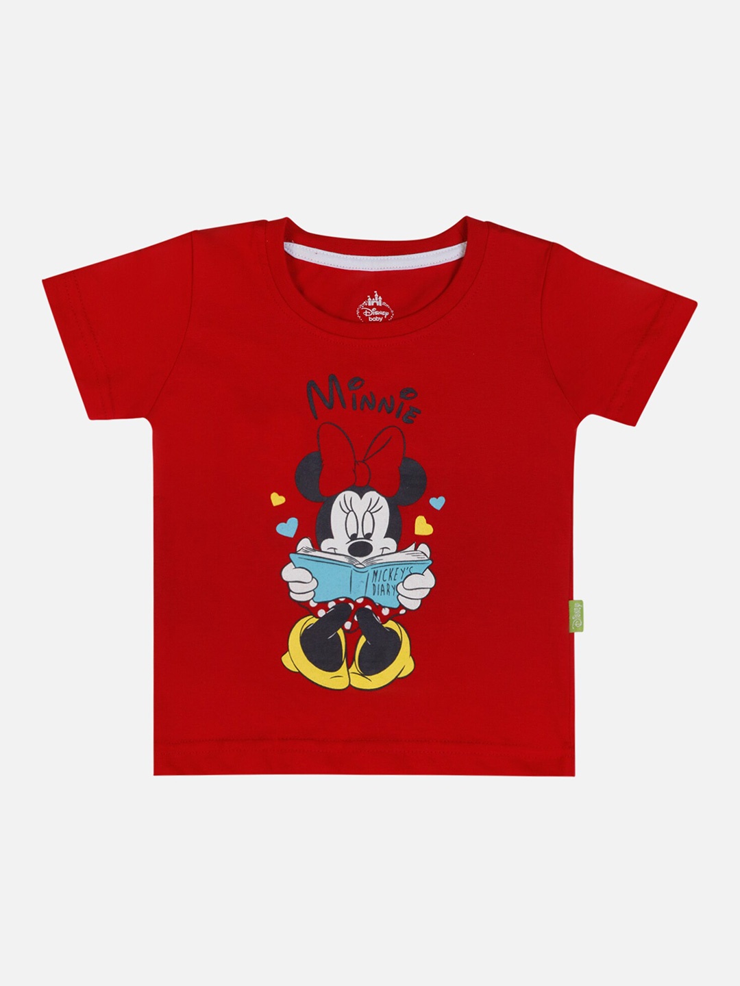 

Bodycare Girls Minnie & Friends Printed Cotton T-shirt, Red