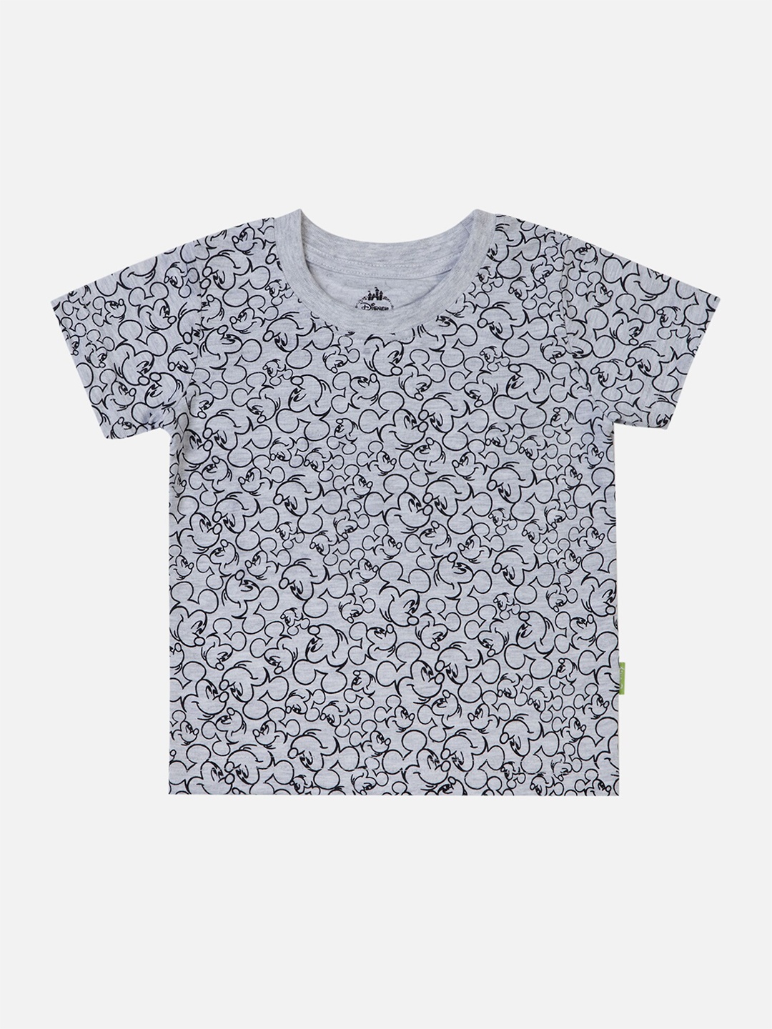 

Bodycare Boys Mickey Mouse Printed Cotton T-shirt, Grey