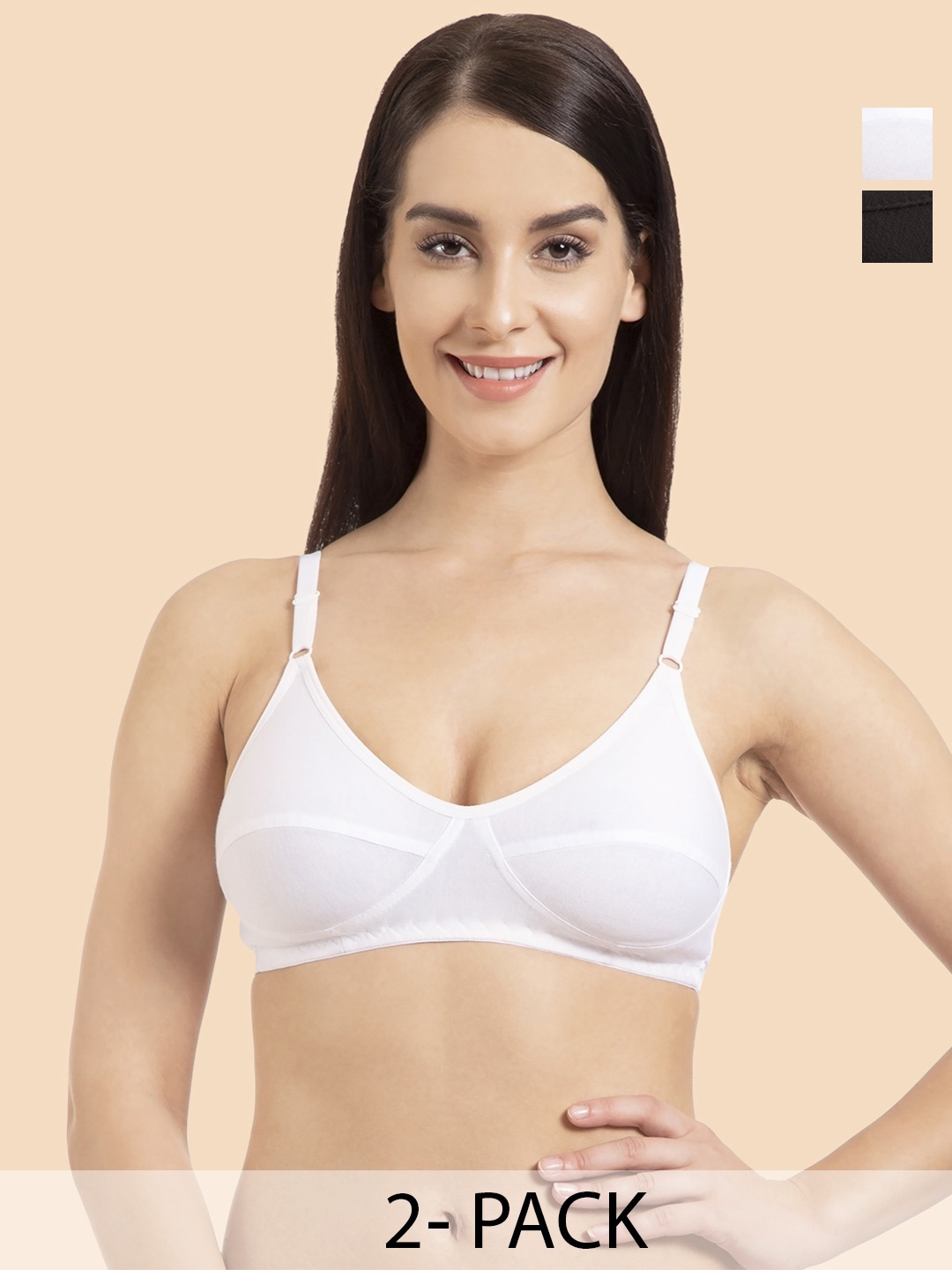 

KOMLI Bra Full Coverage, White