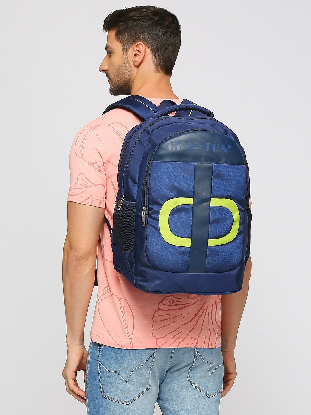 

CRAYTON Unisex Backpack with Compression Straps, Blue