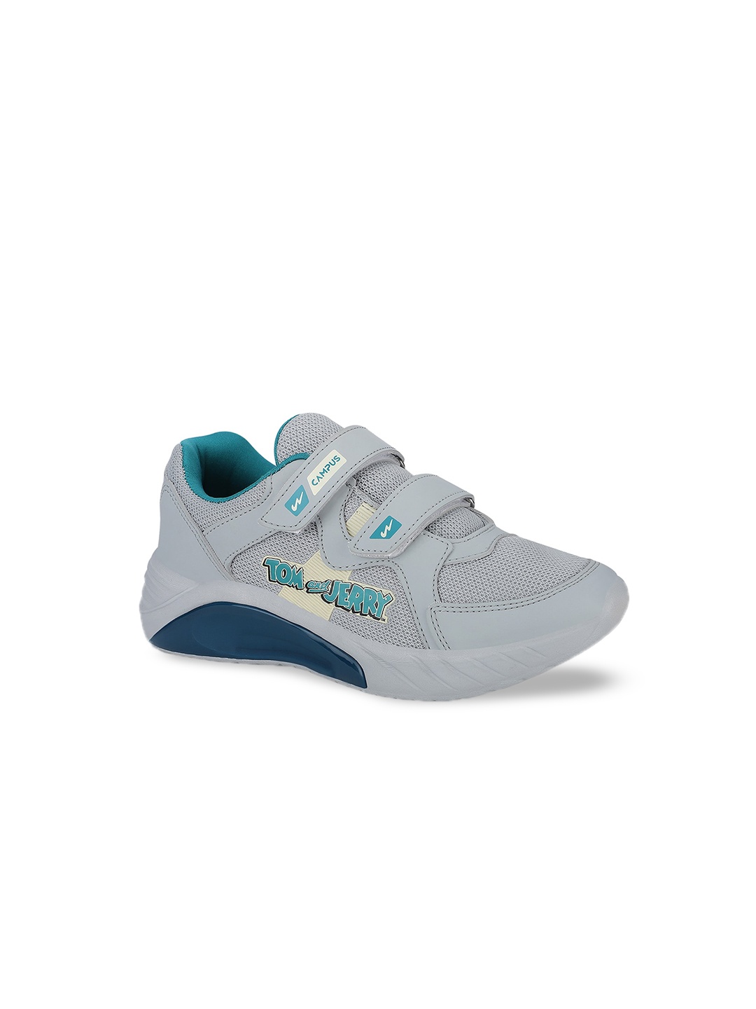 

Campus Kids Tom & Jerry Printed Lightweight Sneakers, Grey