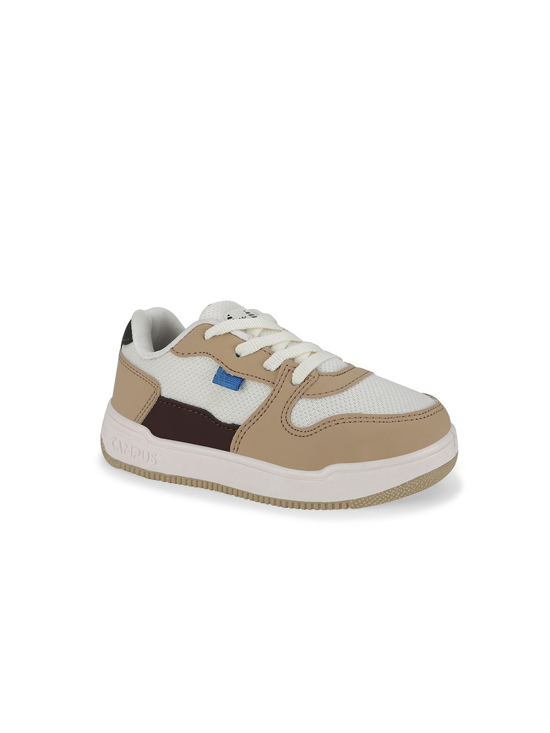 

Campus Kids Colourblocked Lightweight Sneakers, Off white