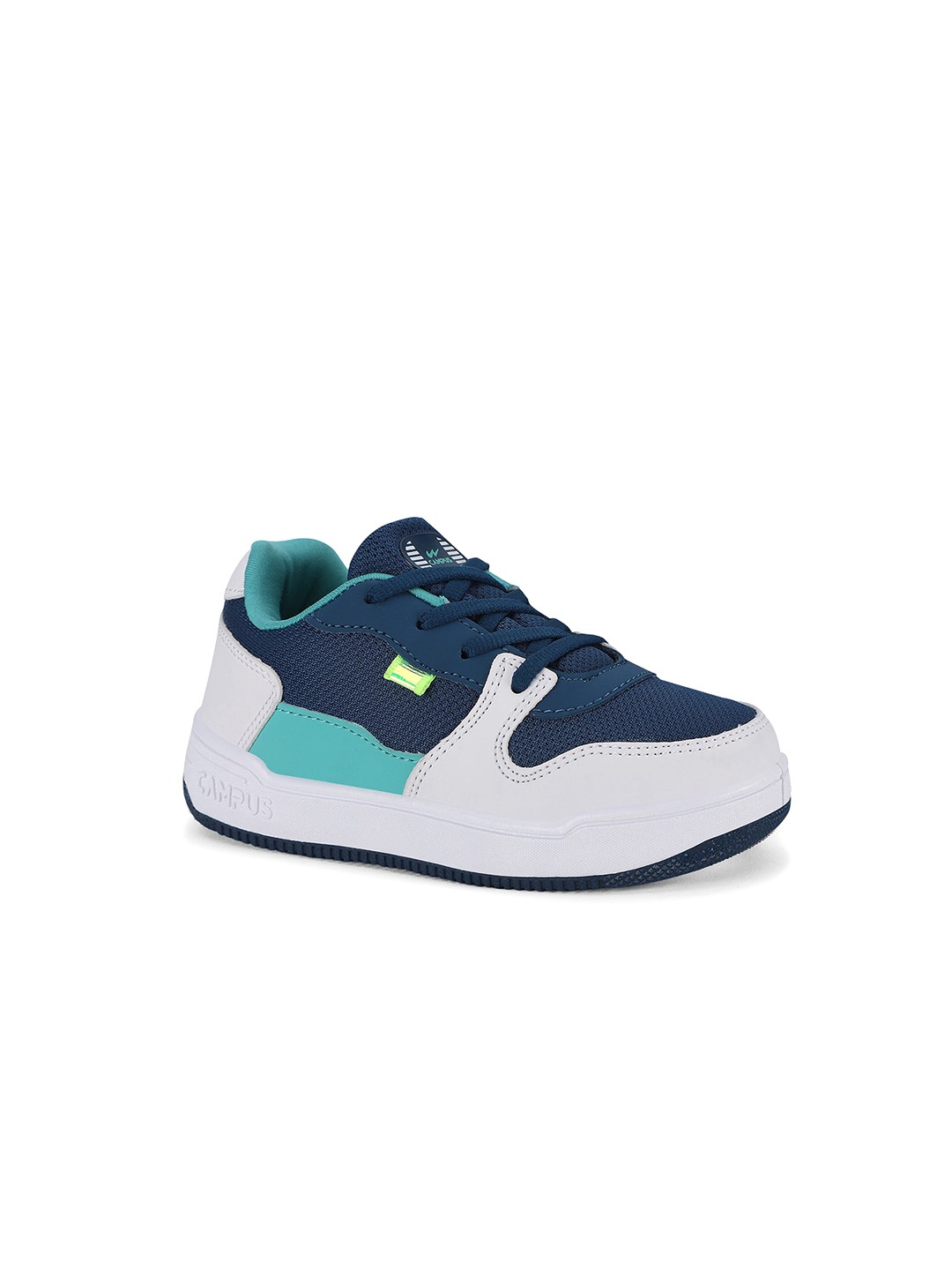 

Campus Kids Colourblocked Lightweight Sneakers, Blue