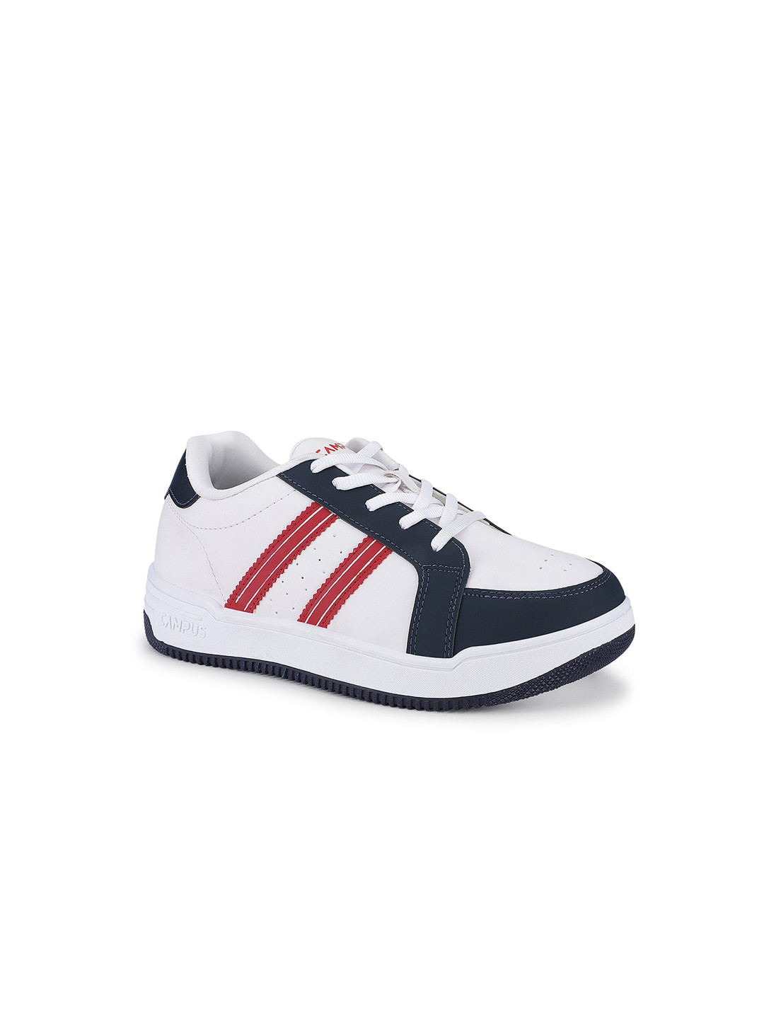 

Campus Kids Colourblocked Lightweight Sneakers, White