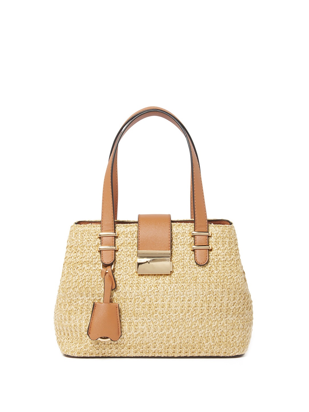 

Forever New Textured Structured Handheld Bag, Brown