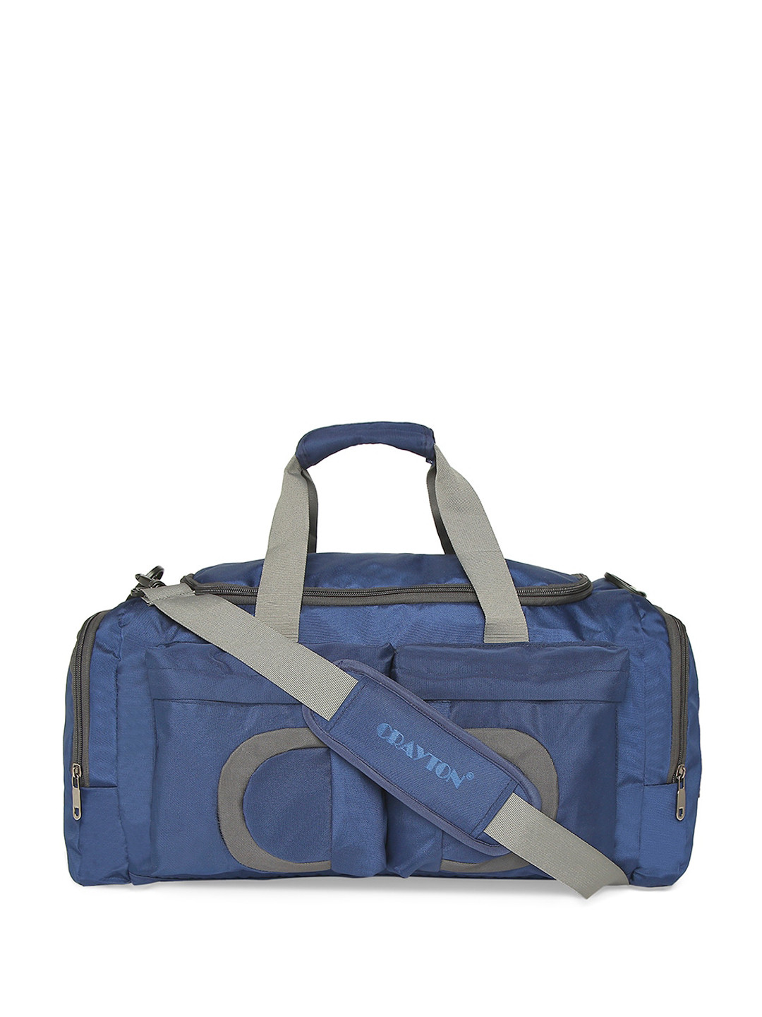 

CRAYTON Unisex Large Travel Duffel Bag, Navy blue