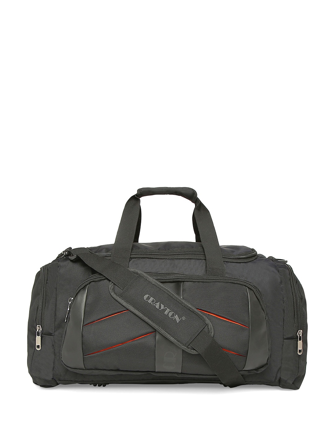 

CRAYTON Unisex Medium Travel Duffel Bag, Black