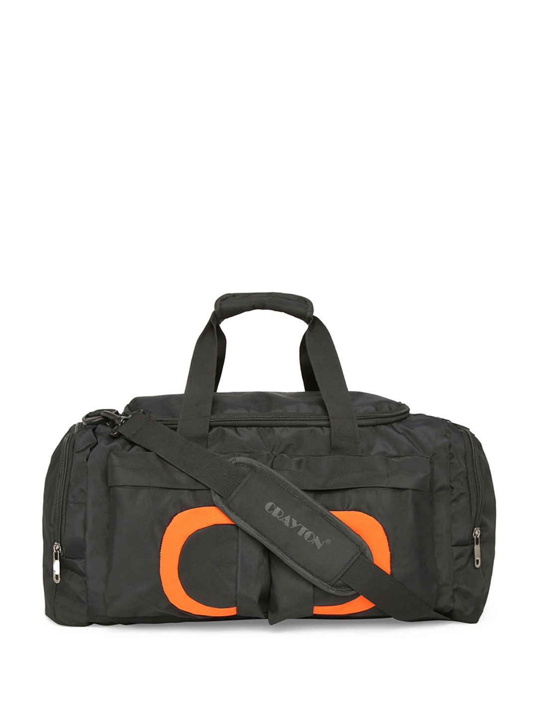 

CRAYTON Unisex Medium Casual Duffel Bag, Black