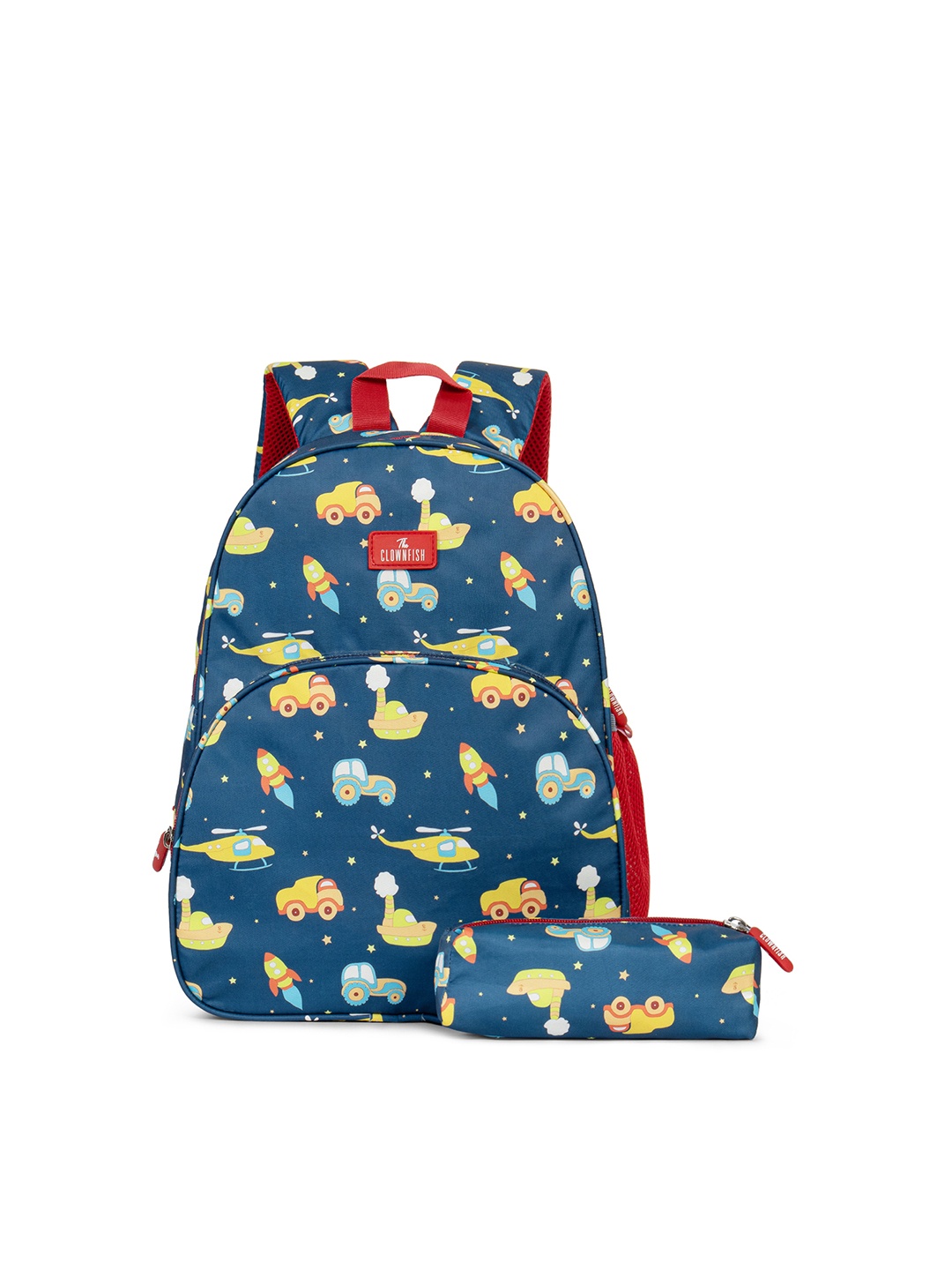 

THE CLOWNFISH Cosmic Critters Unisex Kids Graphic Backpack, Blue