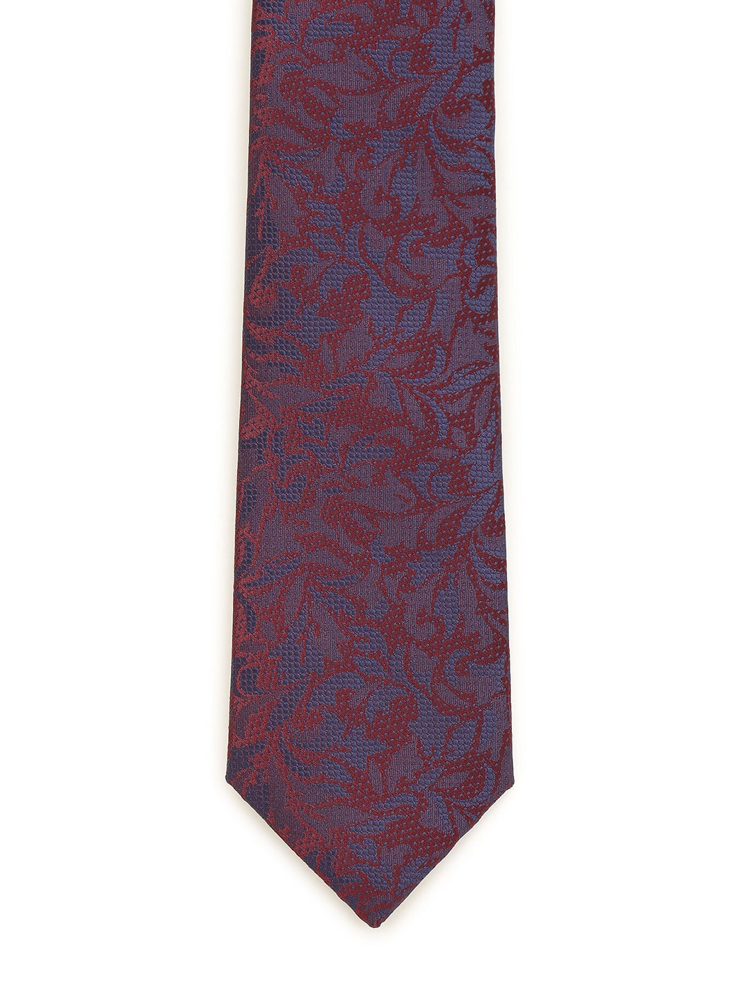 

Arrow Men Woven Design Jacquard Broad Tie, Red