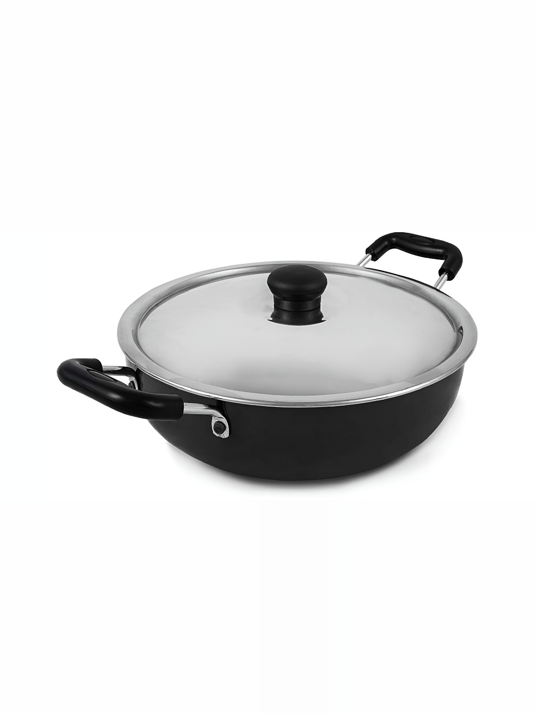 

RBGIIT Black Carbon Steel Dishwasher and Microwave Safe Kadhai