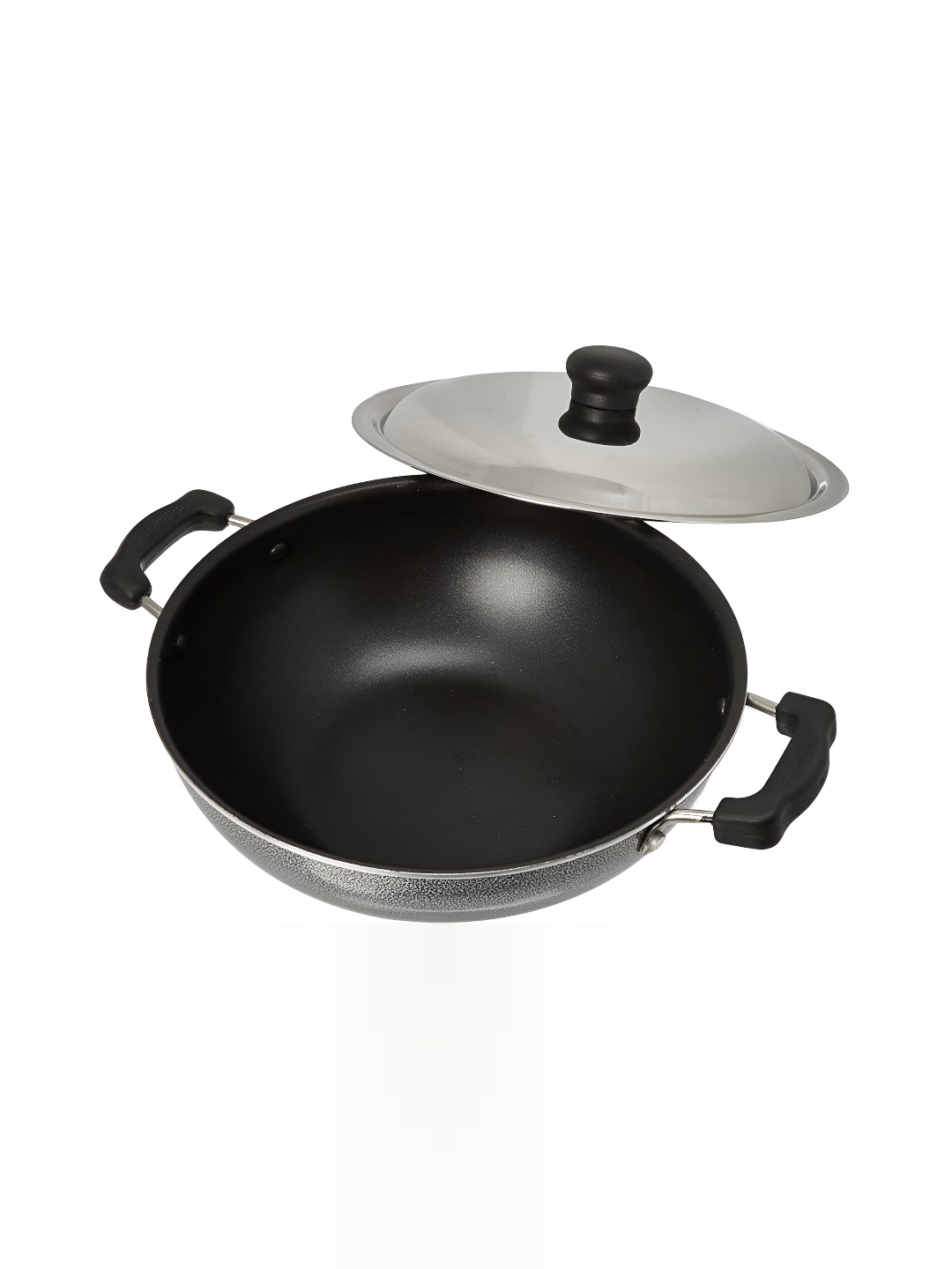 

RBGIIT Black Carbon Steel Dishwasher and Microwave Safe Kadhai
