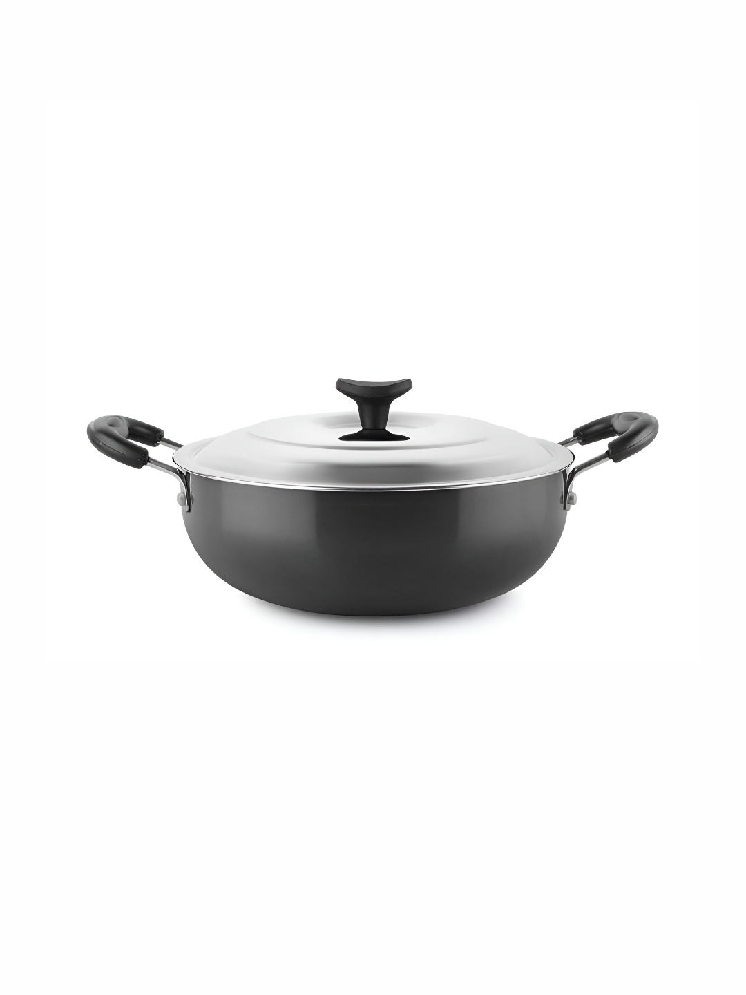 

RBGIIT Black Carbon Steel Dishwasher and Microwave Safe Kadhai