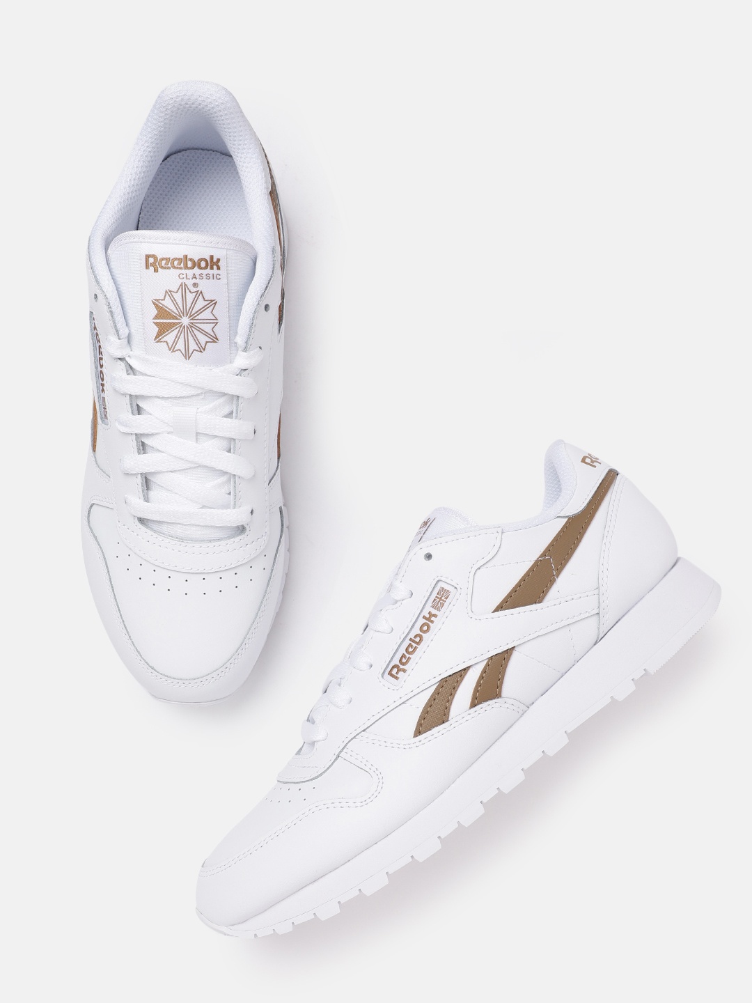 

Reebok Women Classic Leather Running Shoes, White