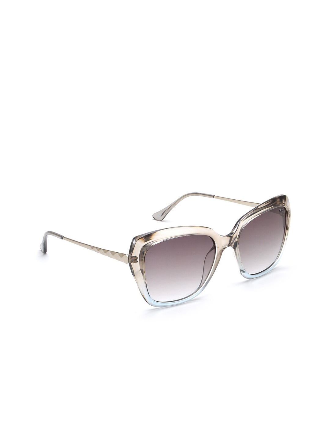 

IDEE Women Square Sunglasses With UV Protected Lens IDS2882C2SG, Grey
