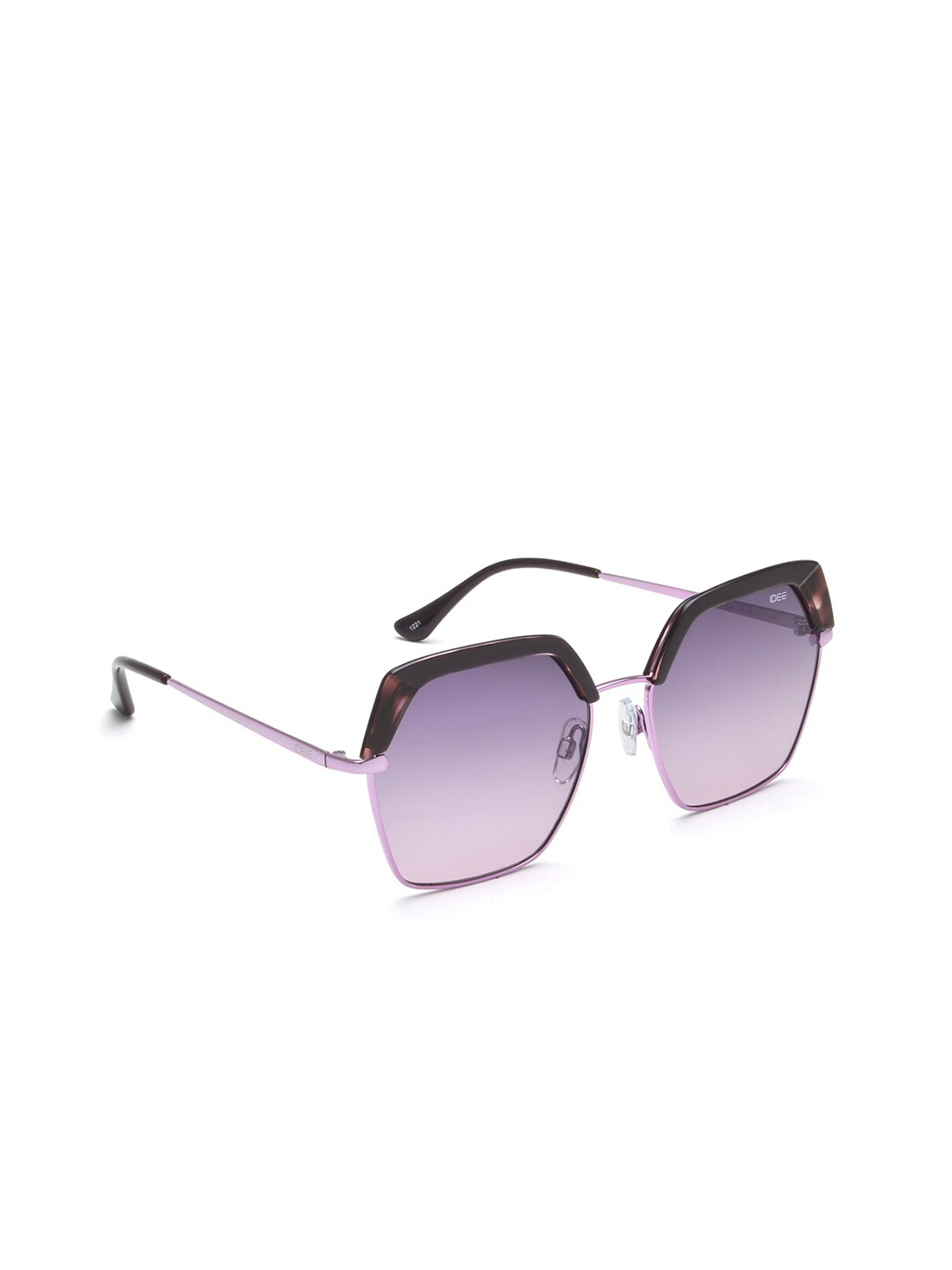 

IDEE Women Browline Sunglasses With UV Protected Lens IDS2806C3SG, Purple