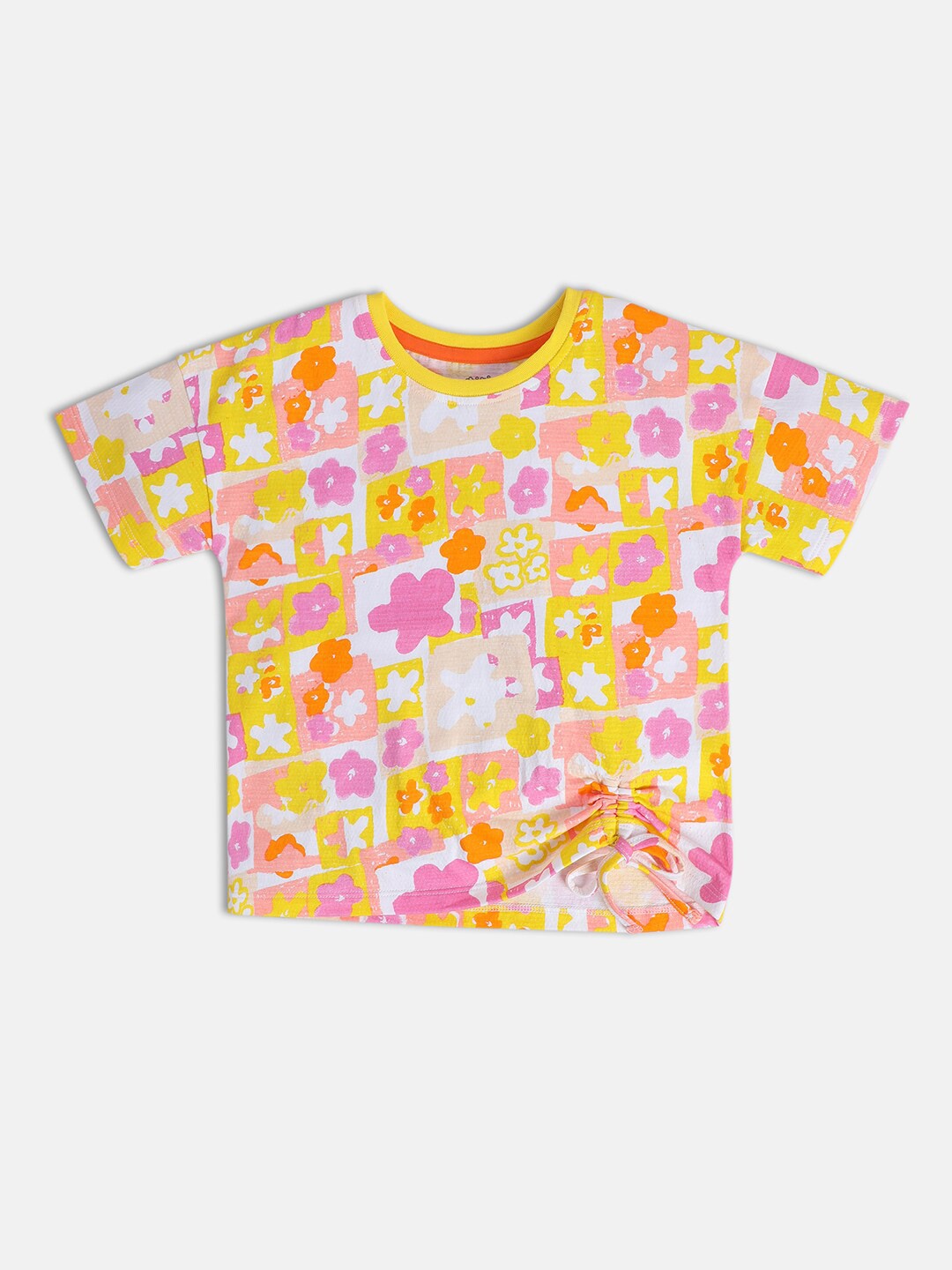 

MINI KLUB Floral Printed Top, Yellow