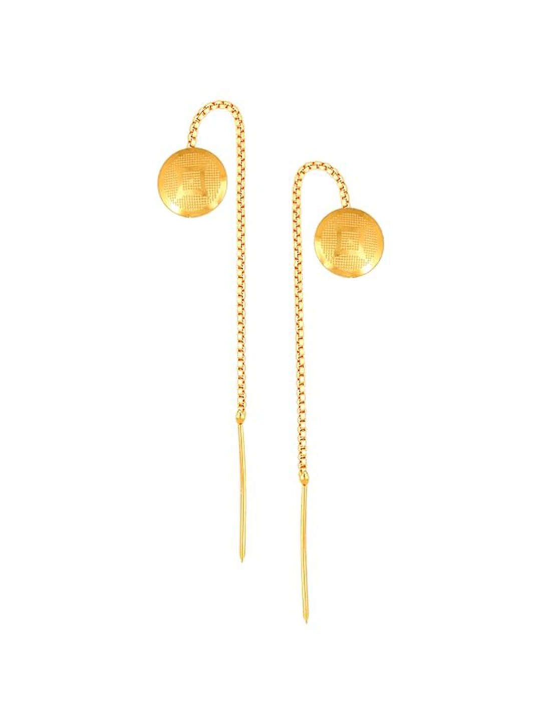

Vighnaharta Gold-Plated Drop Earrings