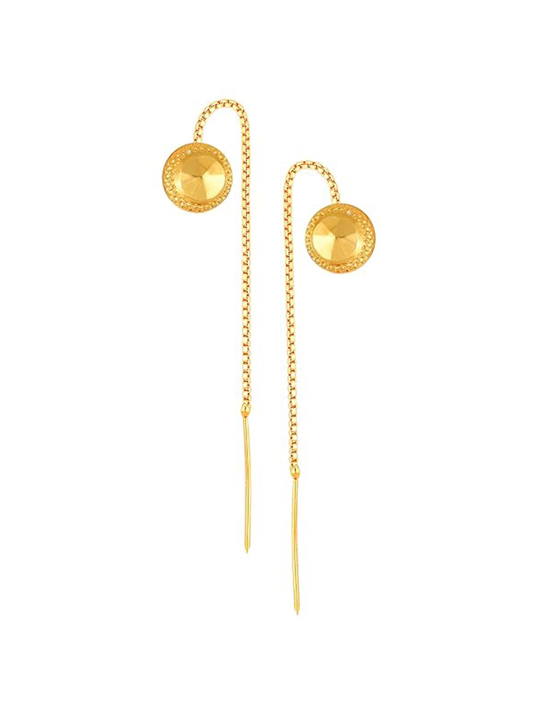 

Vighnaharta Gold-Plated Drop Earrings