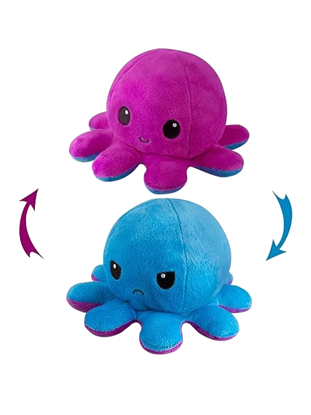 

CareDone Microfibre Reversible Octopus Cotton Soft Toys and Dolls, Pink