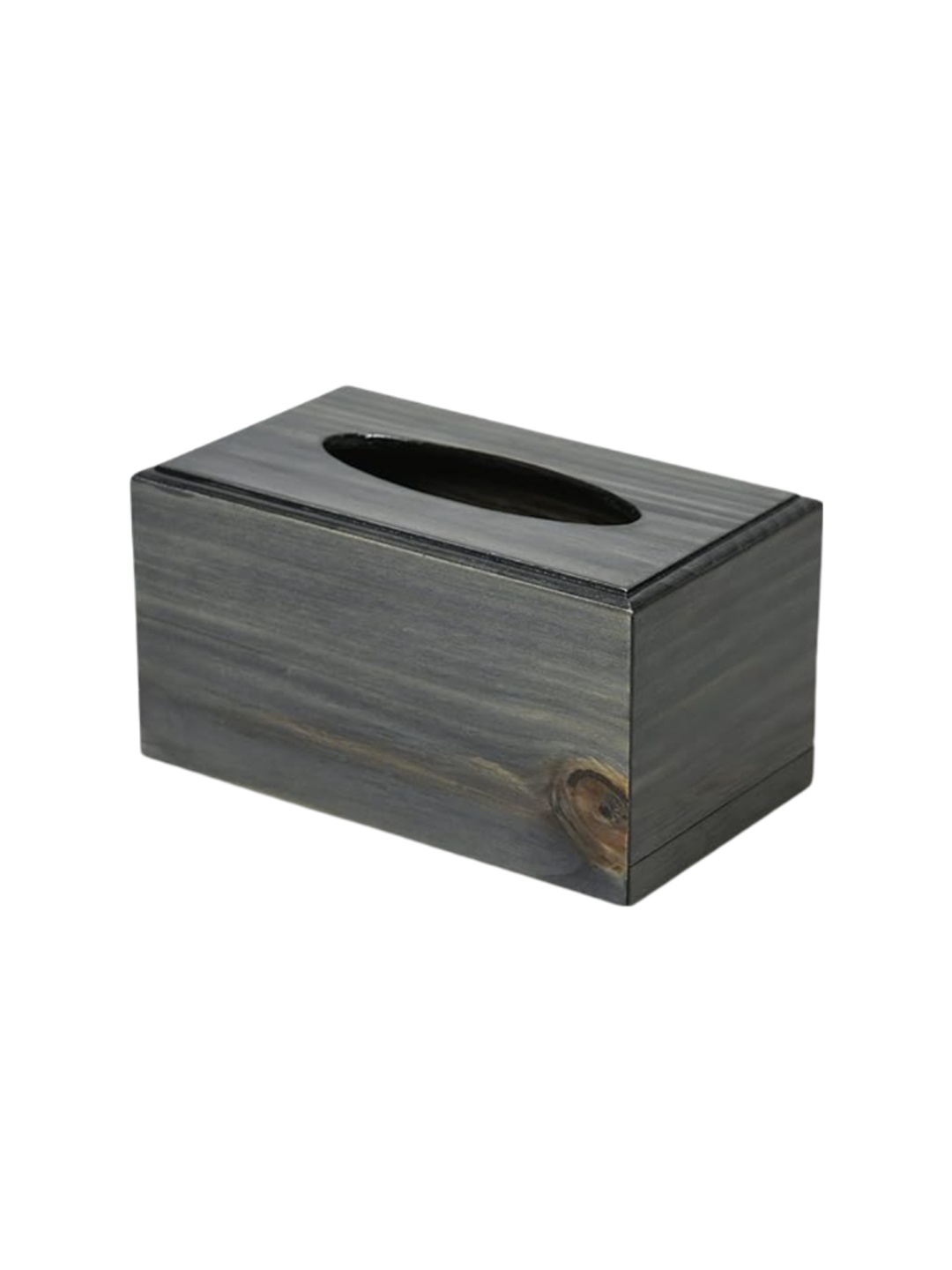 

woodenclave Charcoal Grey Rectangular Tissue Holder