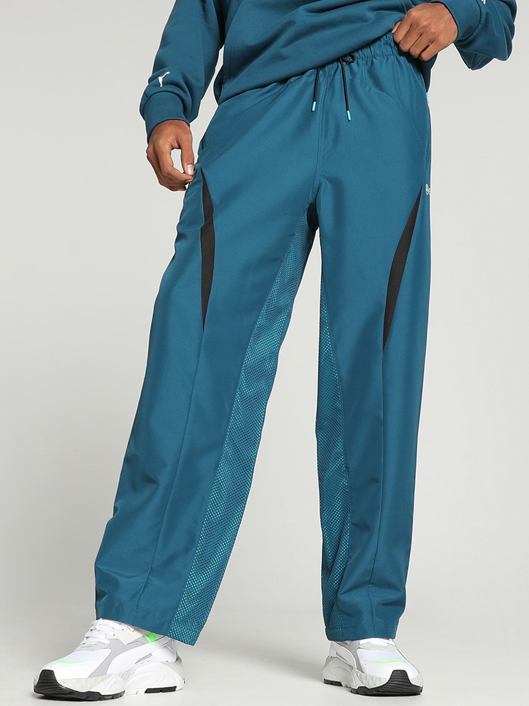 

PUMA Motorsport Men Printed Track Pants, Blue