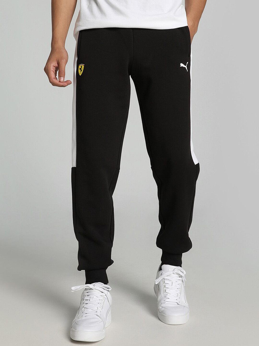 

PUMA Motorsport Colour-Blocked Joggers, Black