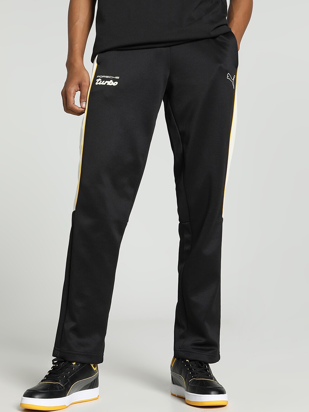 

PUMA Motorsport Men Porsche Legacy MT7 Mid-Rise Track Pants, Black