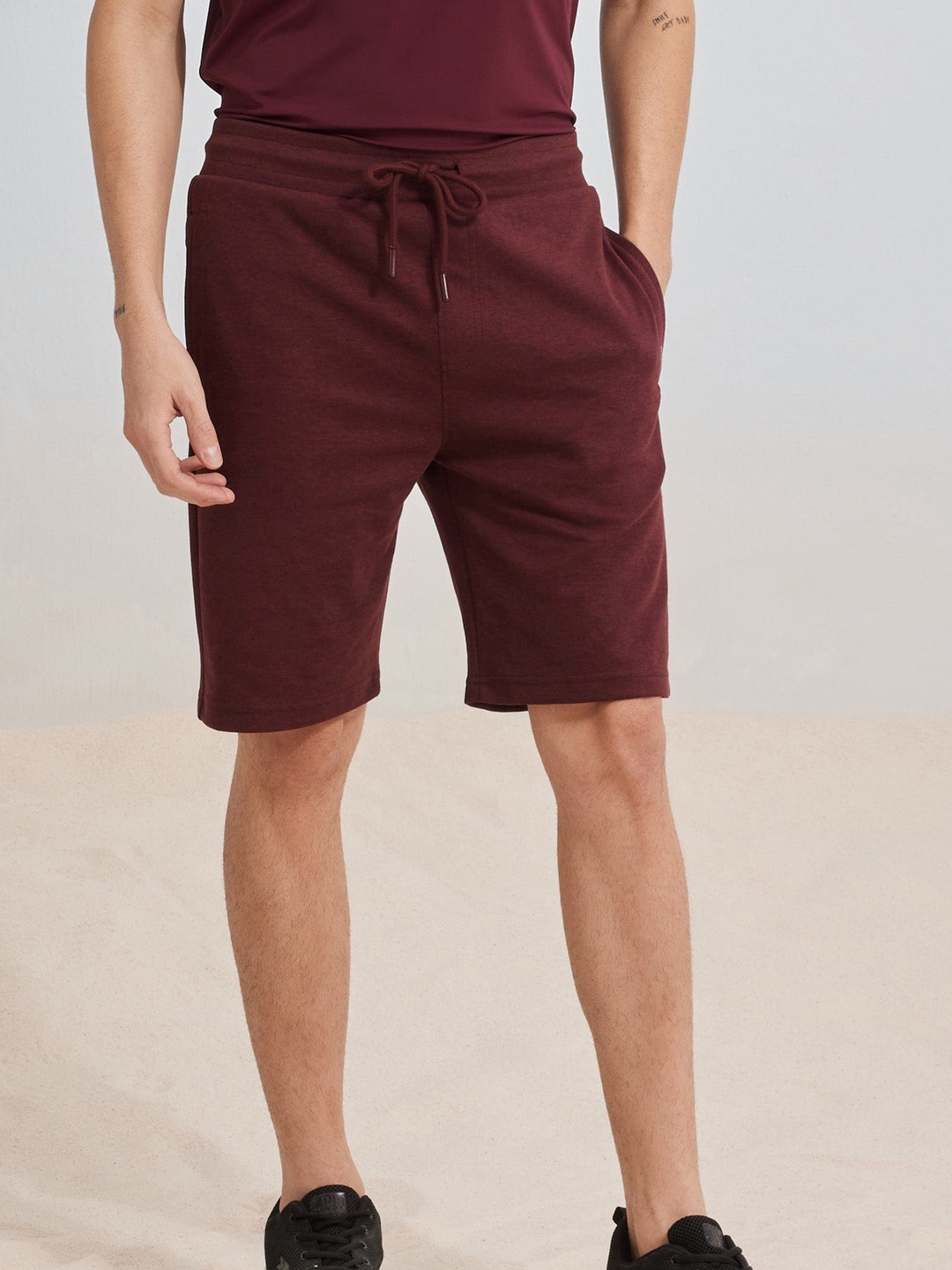 

Red Flame Men Mid Rise Regular Shorts