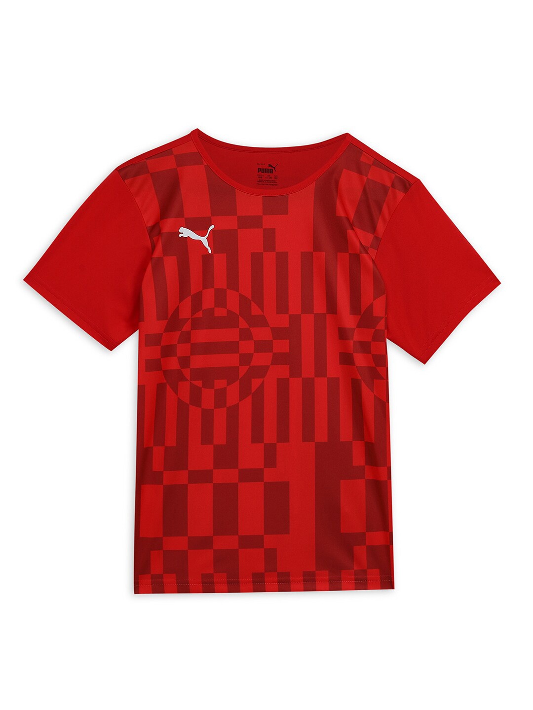 

Puma Kids individualRISE Youth Graphic Printed Regular Fit Jersey T-shirt, Red