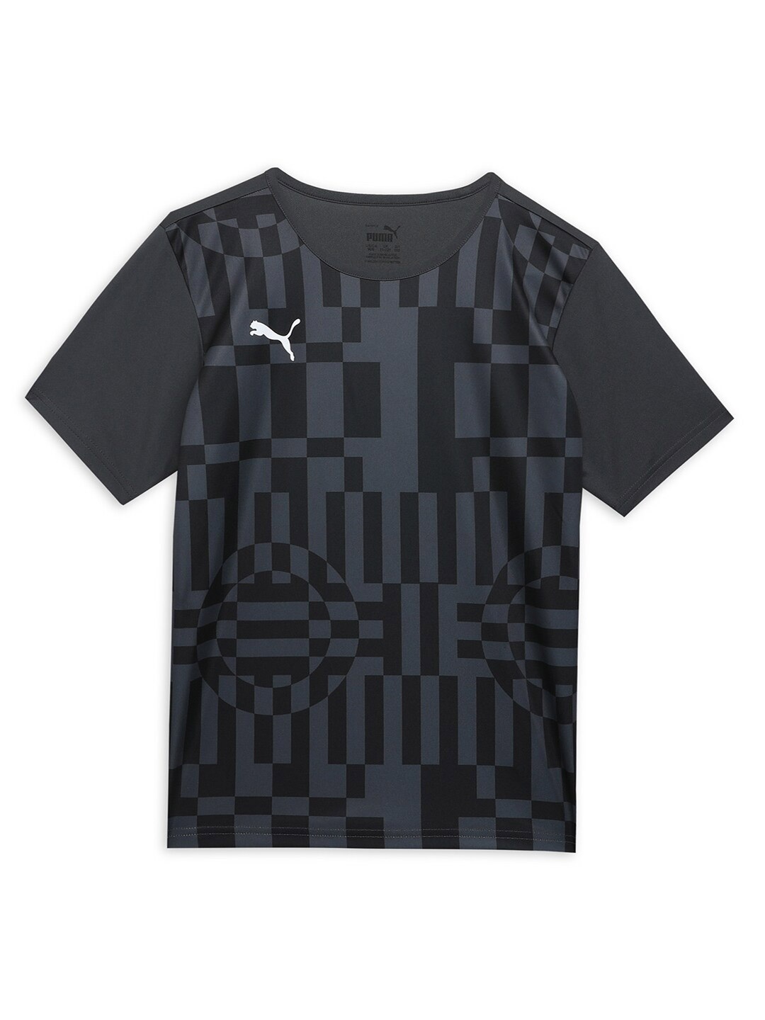 

Puma Kids IndividualRISE Youth Graphic Printed Jersey T-shirt, Black