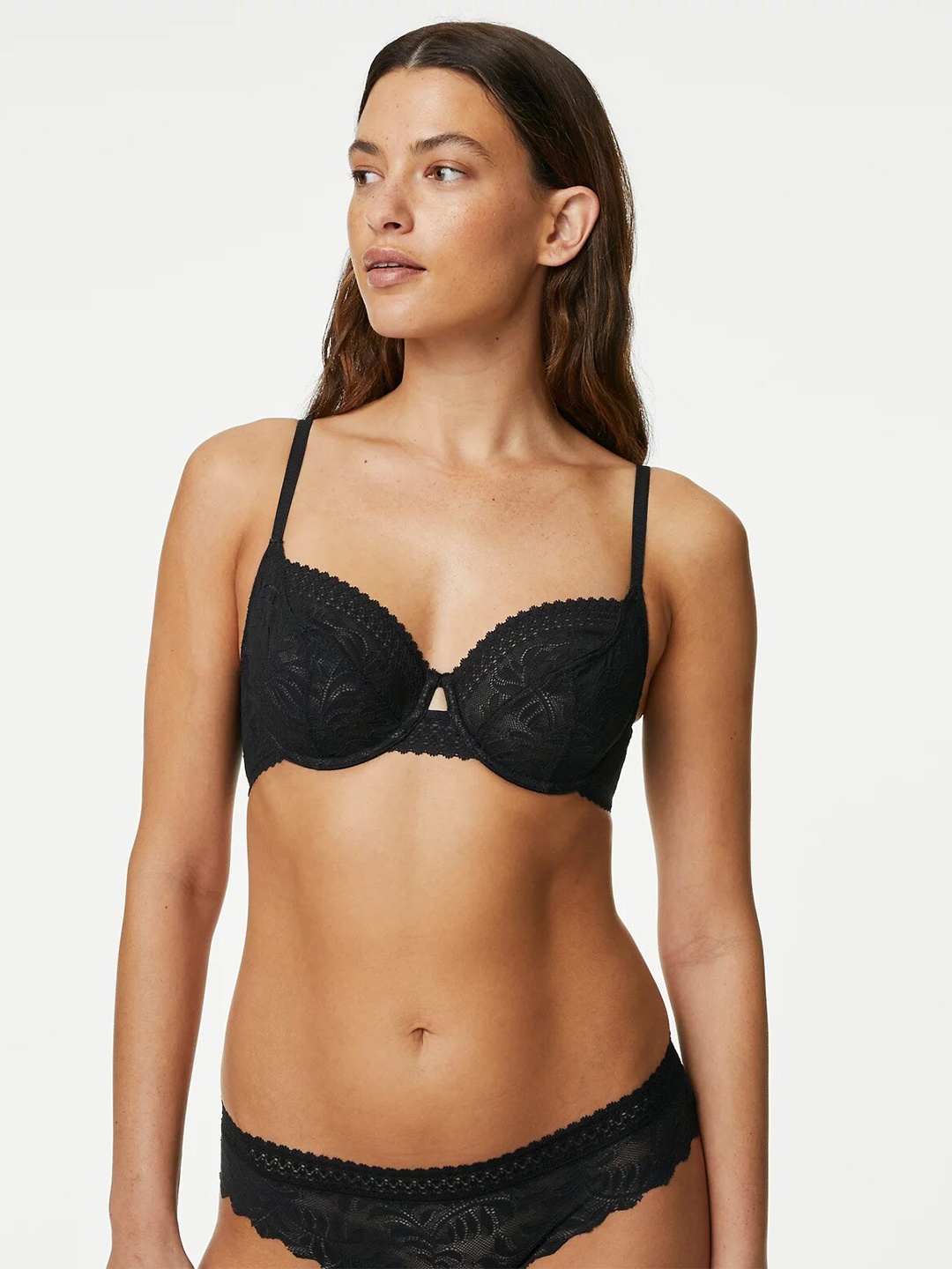 

Marks & Spencer Full Coverage Underwired Balconette Bra With All Day Comfort, Black