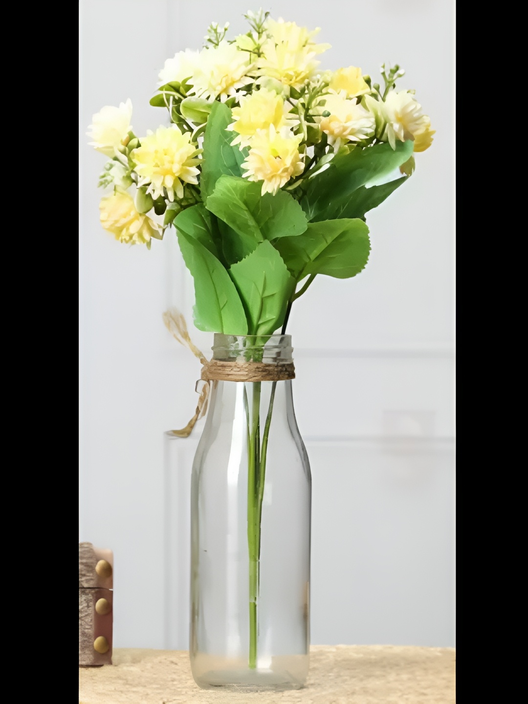 

Satyam Kraft Yellow Chrysanthemum Artificial Flower