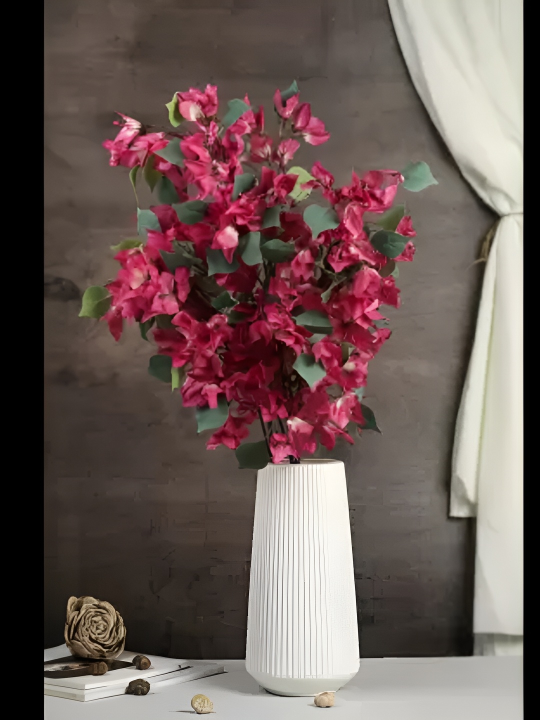 

Satyam Kraft Purple 3 Pcs Artificial Bougainvillea Sticks