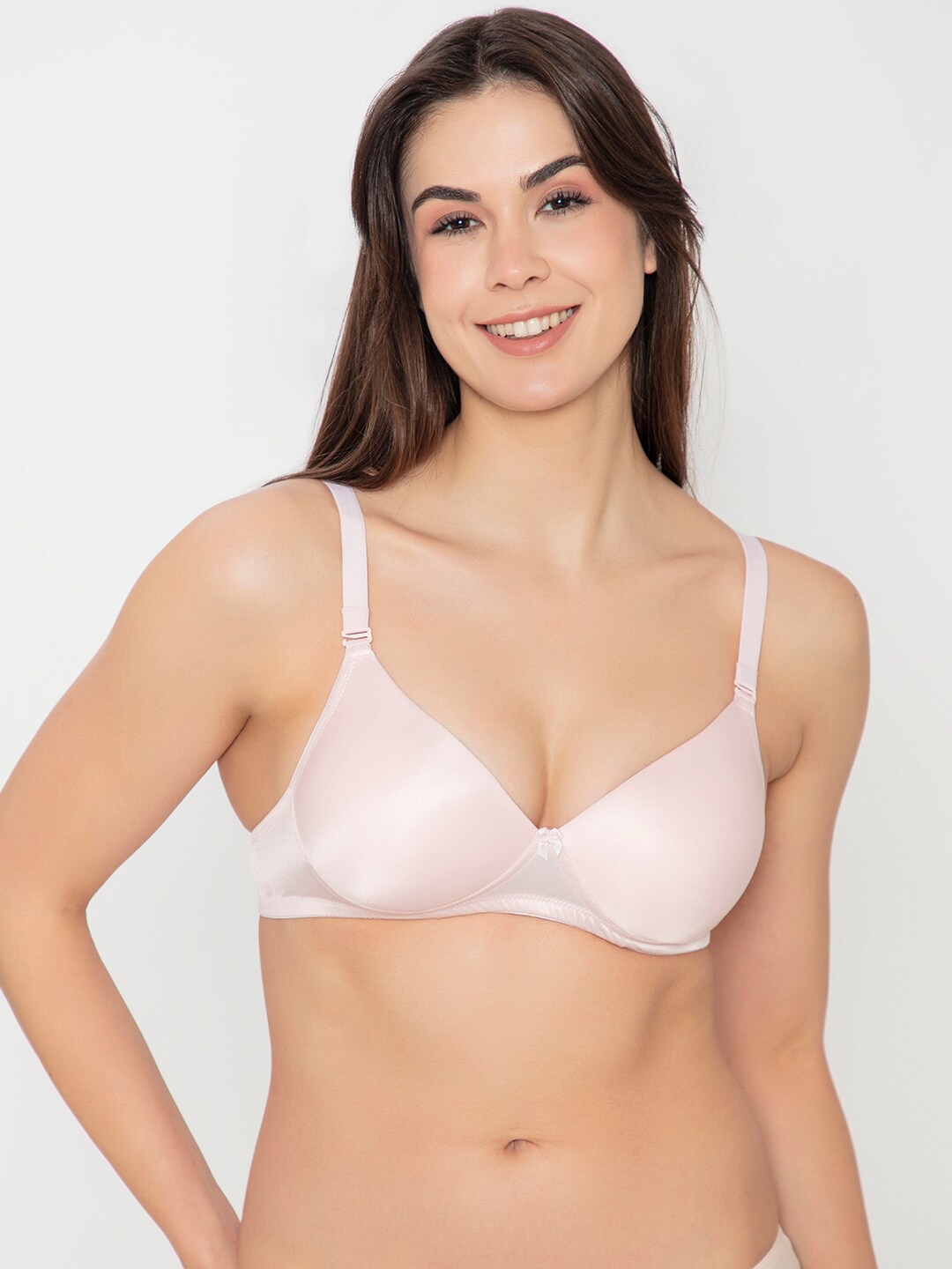 

B'ZAR Medium Coverage Lightly Padded Level 2 Push-Up Bra - BZB2112, Pink