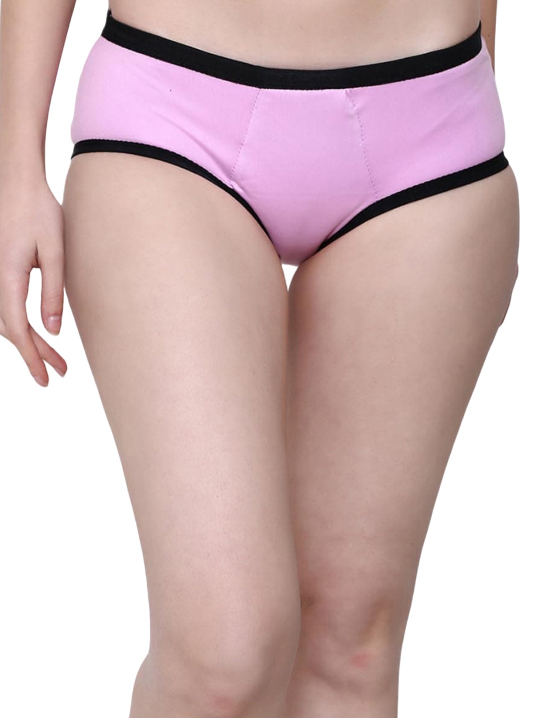 

CareDone Mid-Rise Leak Proof Period Panty Hipster Briefs, Pink