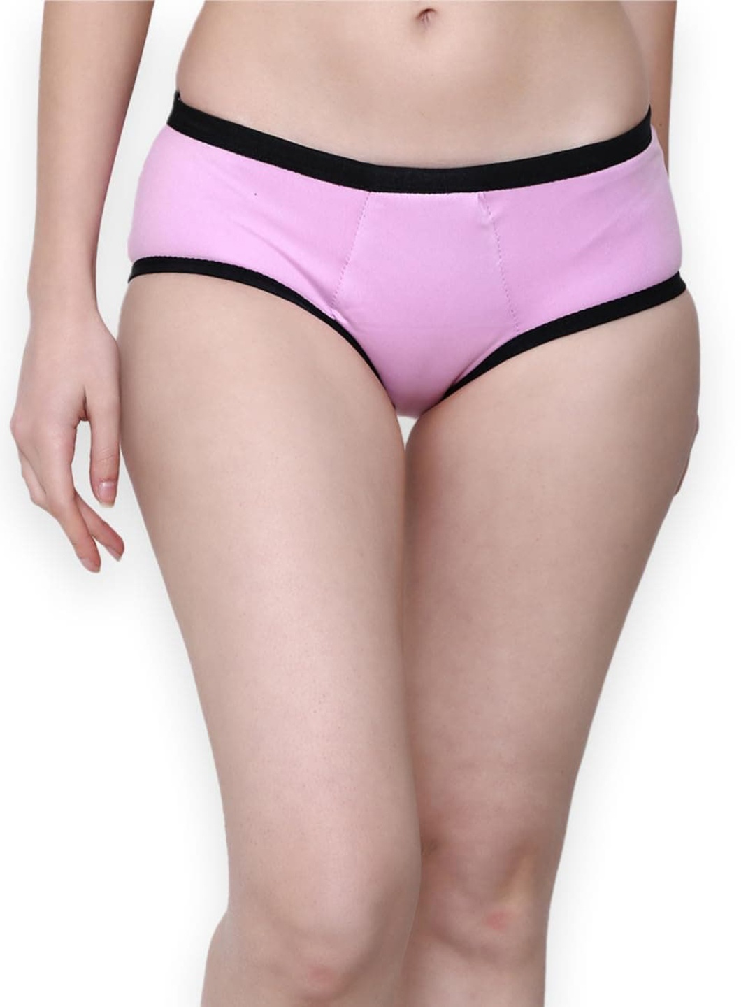 

CareDone Mid-Rise Reusable Leak-Proof Period Briefs, Pink